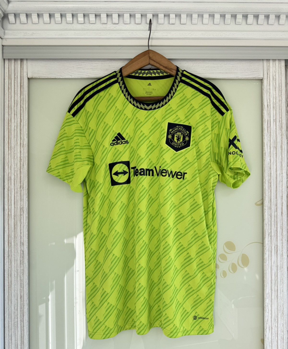 Adidas Manchester United 2022-2023 Third Soccer Jersey Football Kit Size US L / EU 52-54 / 3 - 1 Thumbnail