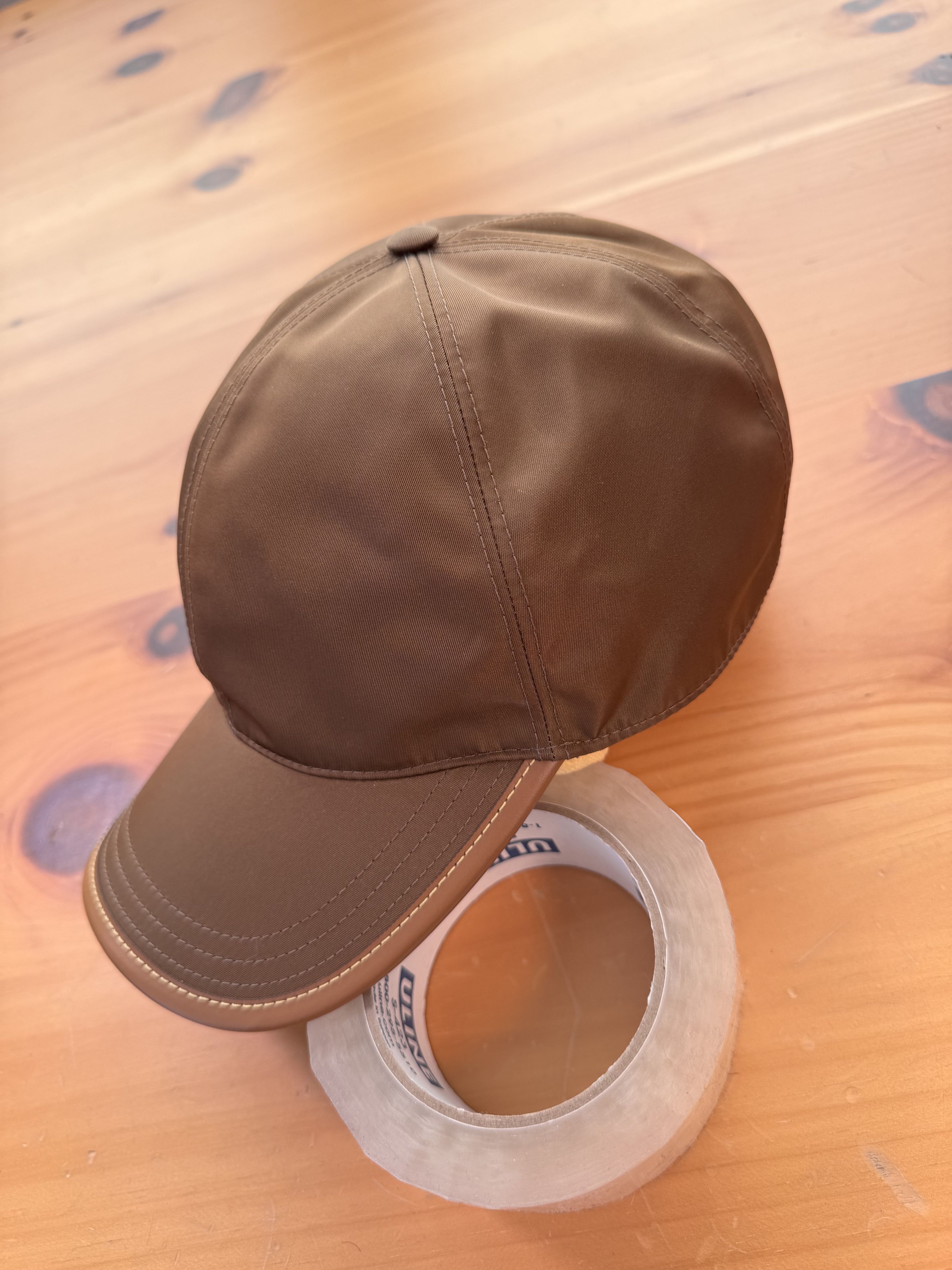 Prada Prada Nylon Leather Trim Hat snapback Size ONE SIZE - 6 Thumbnail