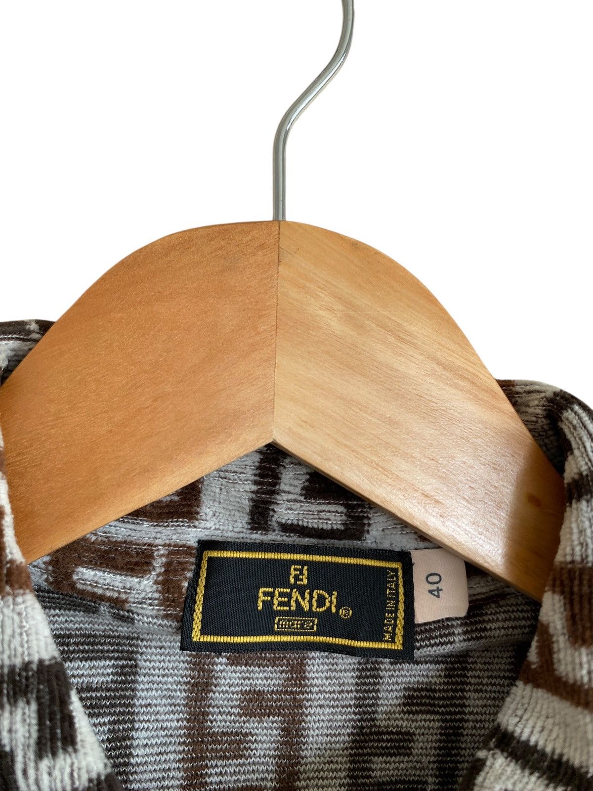 Fendi Very Rare Vintage Brand Fendi Full Print Polos 1990s Size US M / EU 48-50 / 2 - 5 Thumbnail