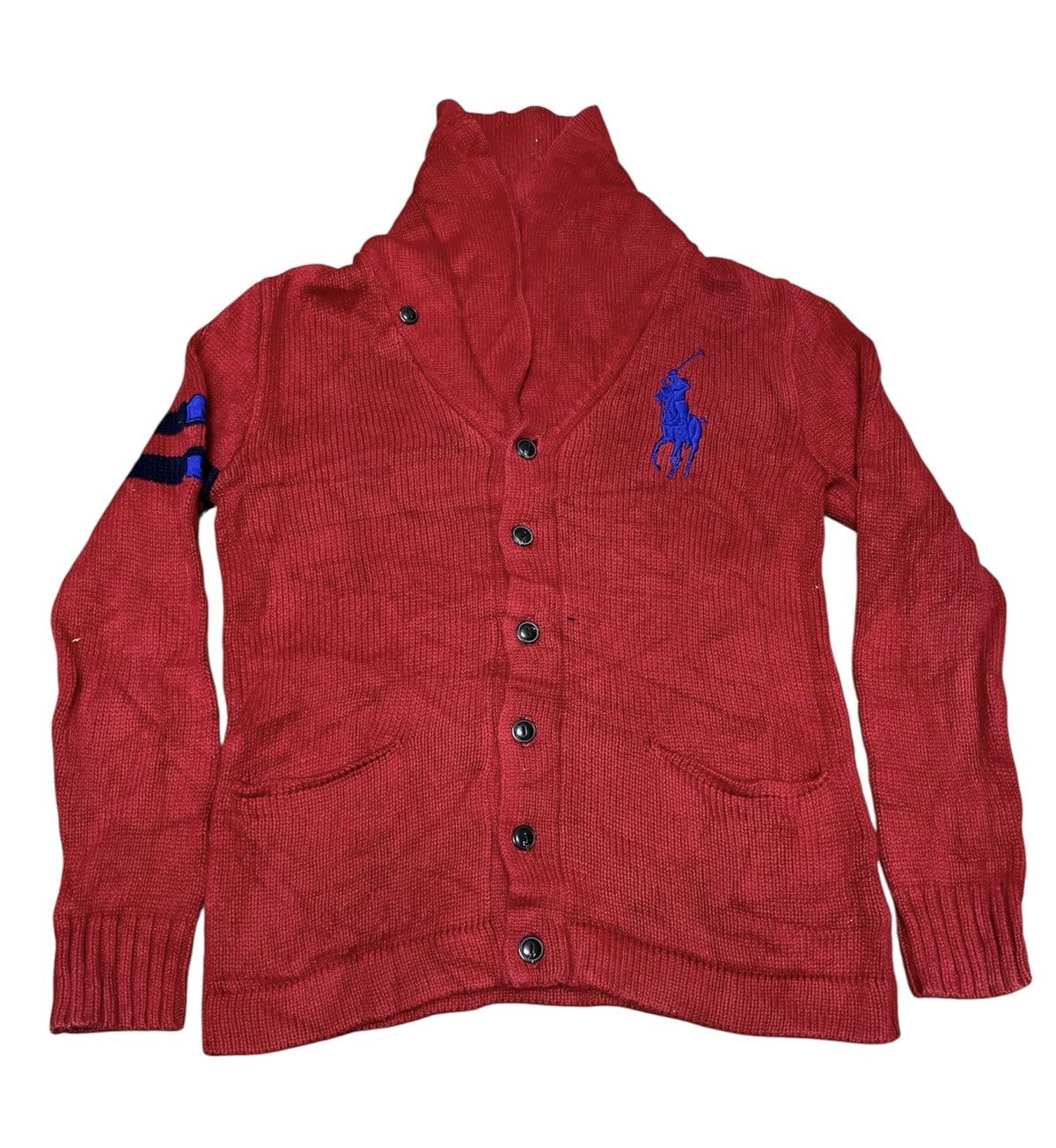 Polo Ralph Lauren Polo Ralph Lauren Knitting Button Sweatshirt Size US L / EU 52-54 / 3 - 1 Thumbnail