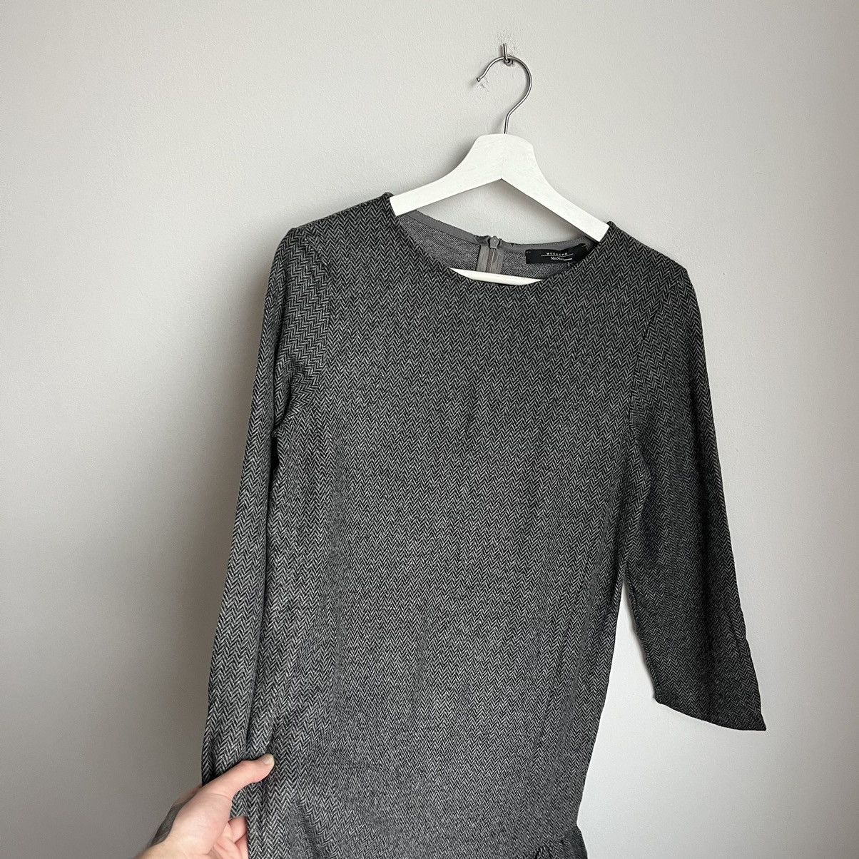 Weekend Max Mara Weekend Max Mara Gray Dress Size L / US 10 / IT 46 - 4 Thumbnail