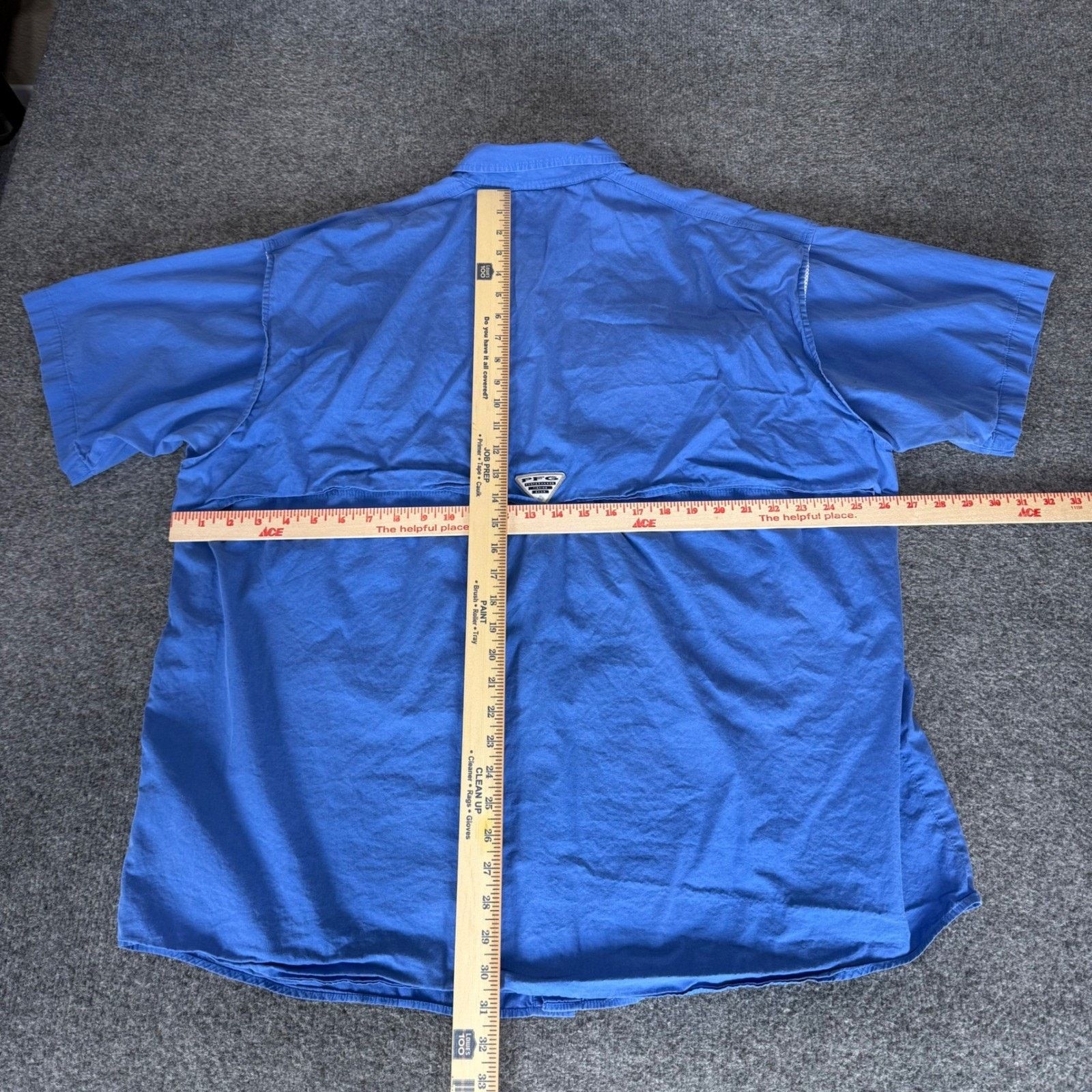 Columbia Columbia PFG Fishing Shirt Mens XL Blue Short Sleeve Outdoor Size US XL / EU 56 / 4 - 5 Thumbnail