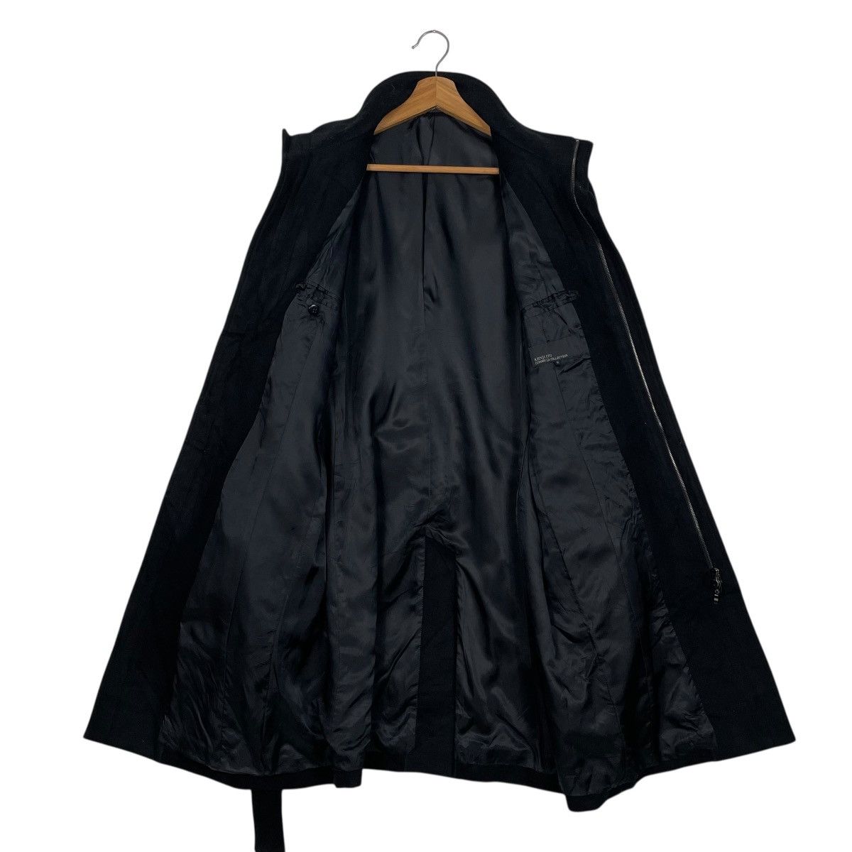 Comme Ca Ism Kenji Ito Comme Ca Collection Black Wool Coat Size US M / EU 48-50 / 2 - 13 Thumbnail