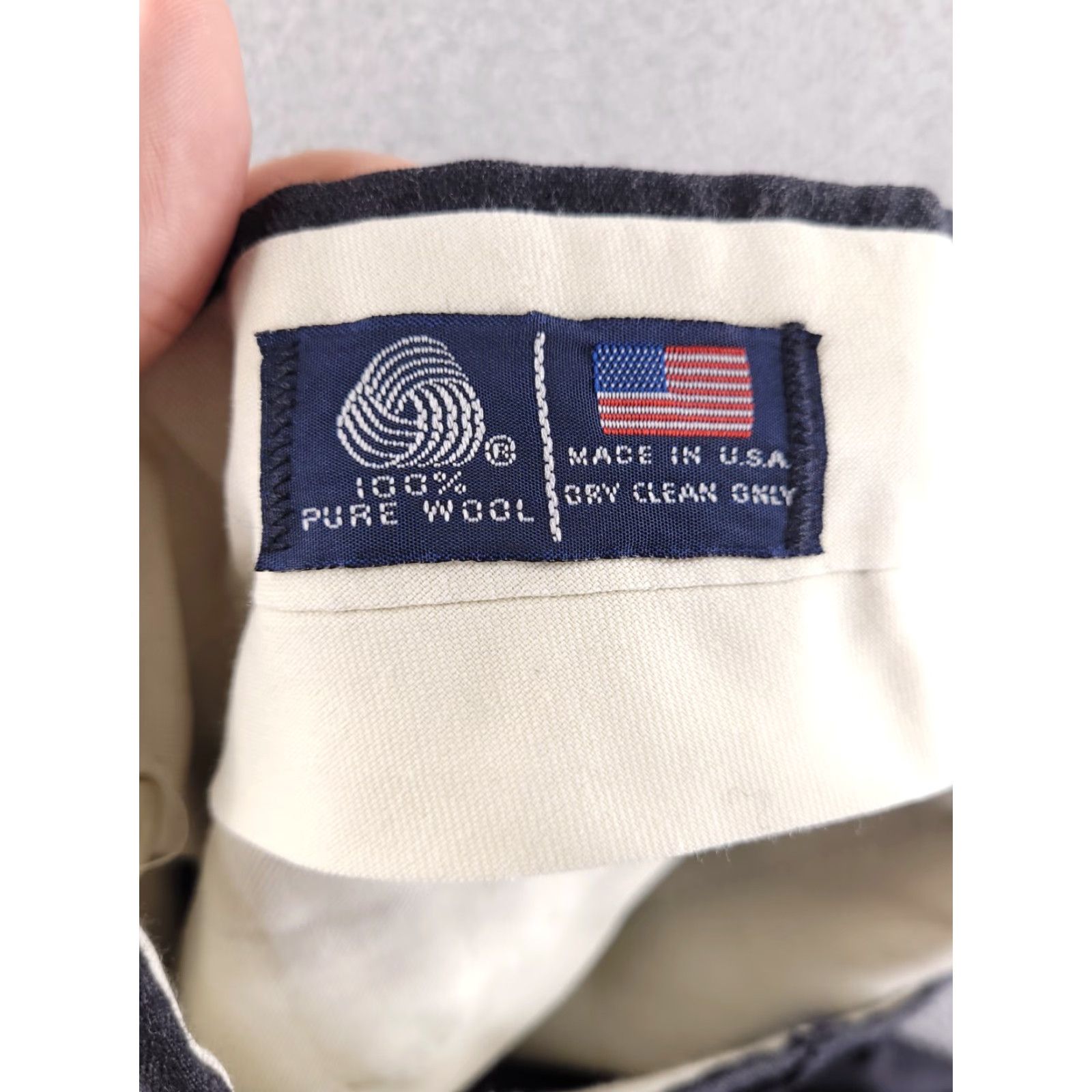Vintage John Alexander Wool Dress Pants Mens 32x29 Gray Relaxed Straight USA Made in USA Wool Dress Pants Mens 32 Gray Relaxed Straight Size US 32 / EU 48 - 5 Thumbnail