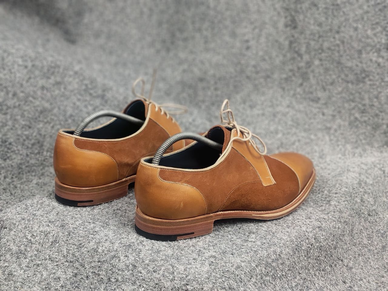 Barker Barker Design Butler Derby brown leather suede Classic Shoes Size US 11 / EU 44 - 12 Thumbnail