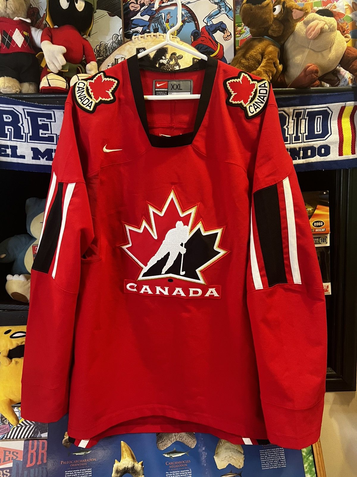 Nike × Vintage Vintage Nike 2007 Team Canada World Cup Hockey Jersey Size US XXL / EU 58 / 5 - 1 Thumbnail