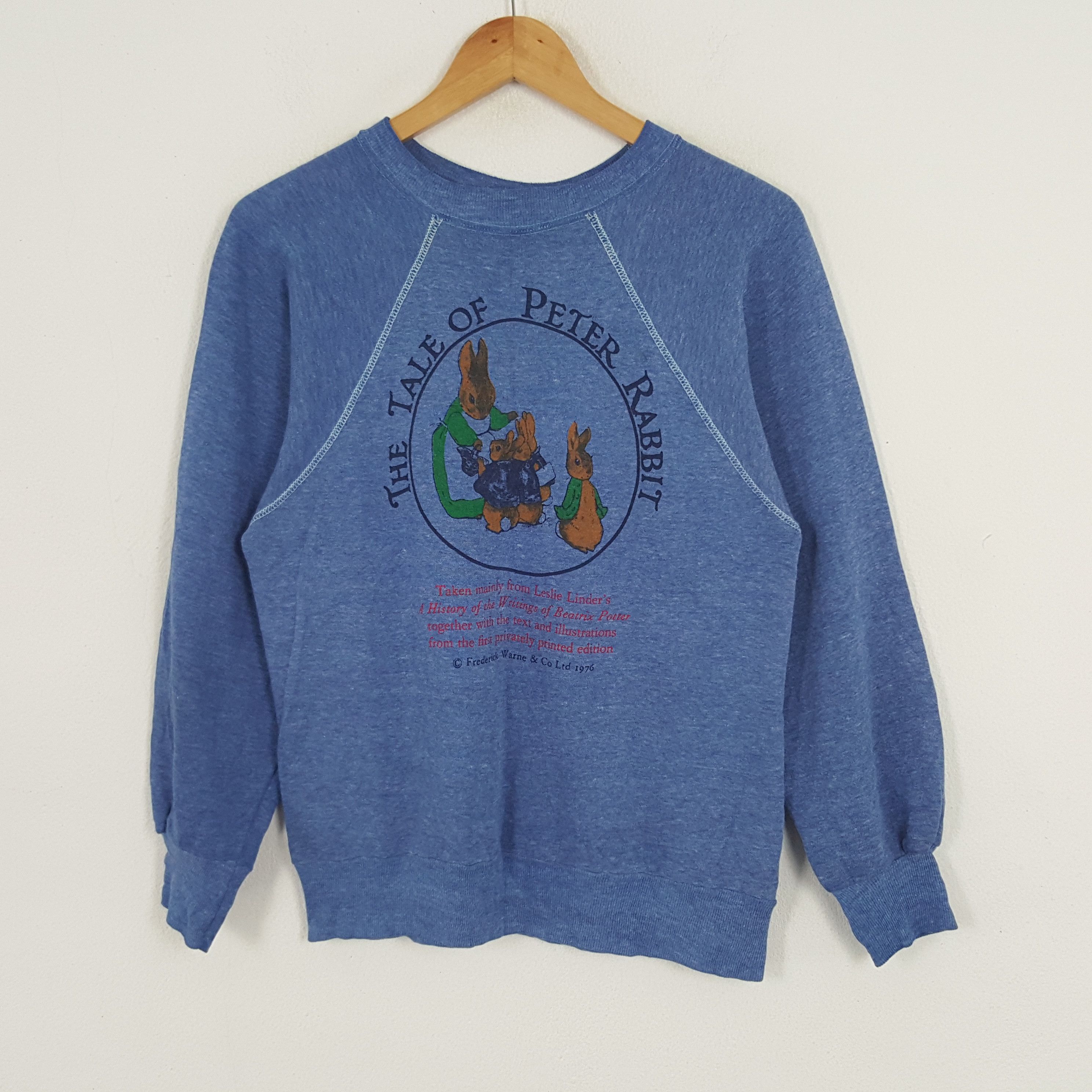 Vintage The Tale Peter Rabbit American Cartoon Sweatshirt