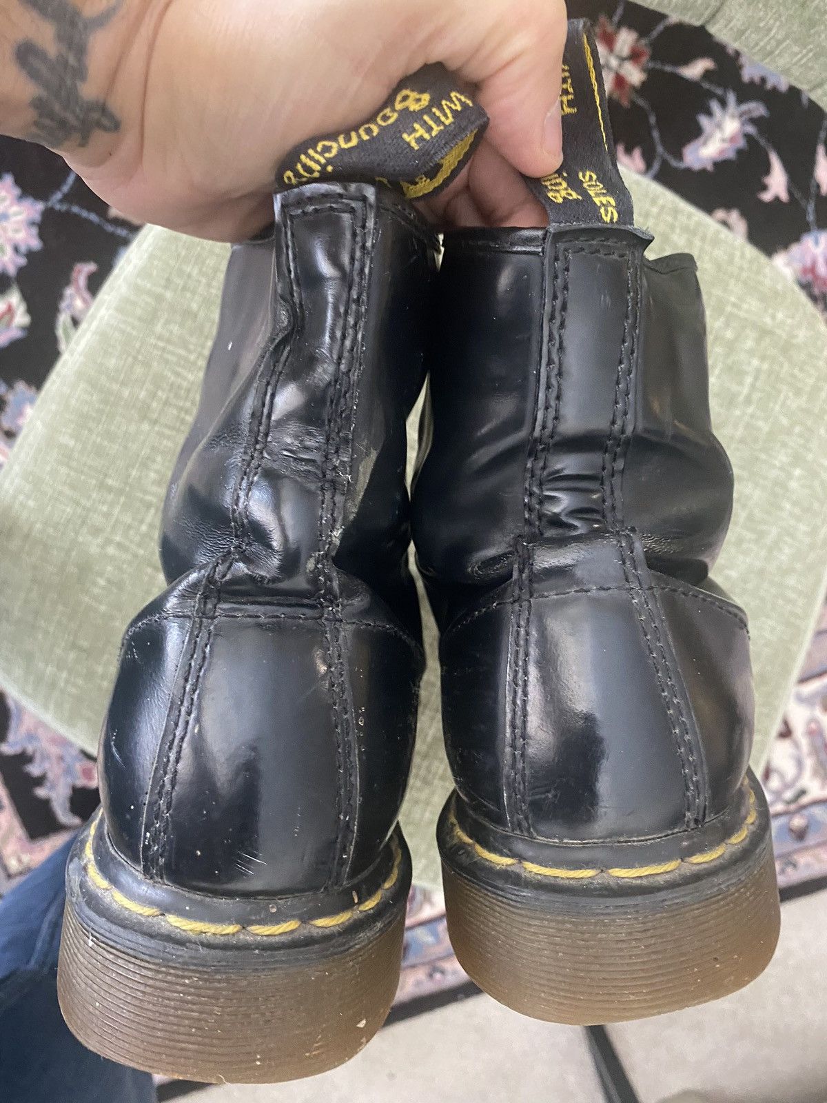 Dr. Martens Vintage- Dr. Martens- 8-Eye - Made in England - Black Sz 10 Size US 10 / EU 43 - 23 Thumbnail