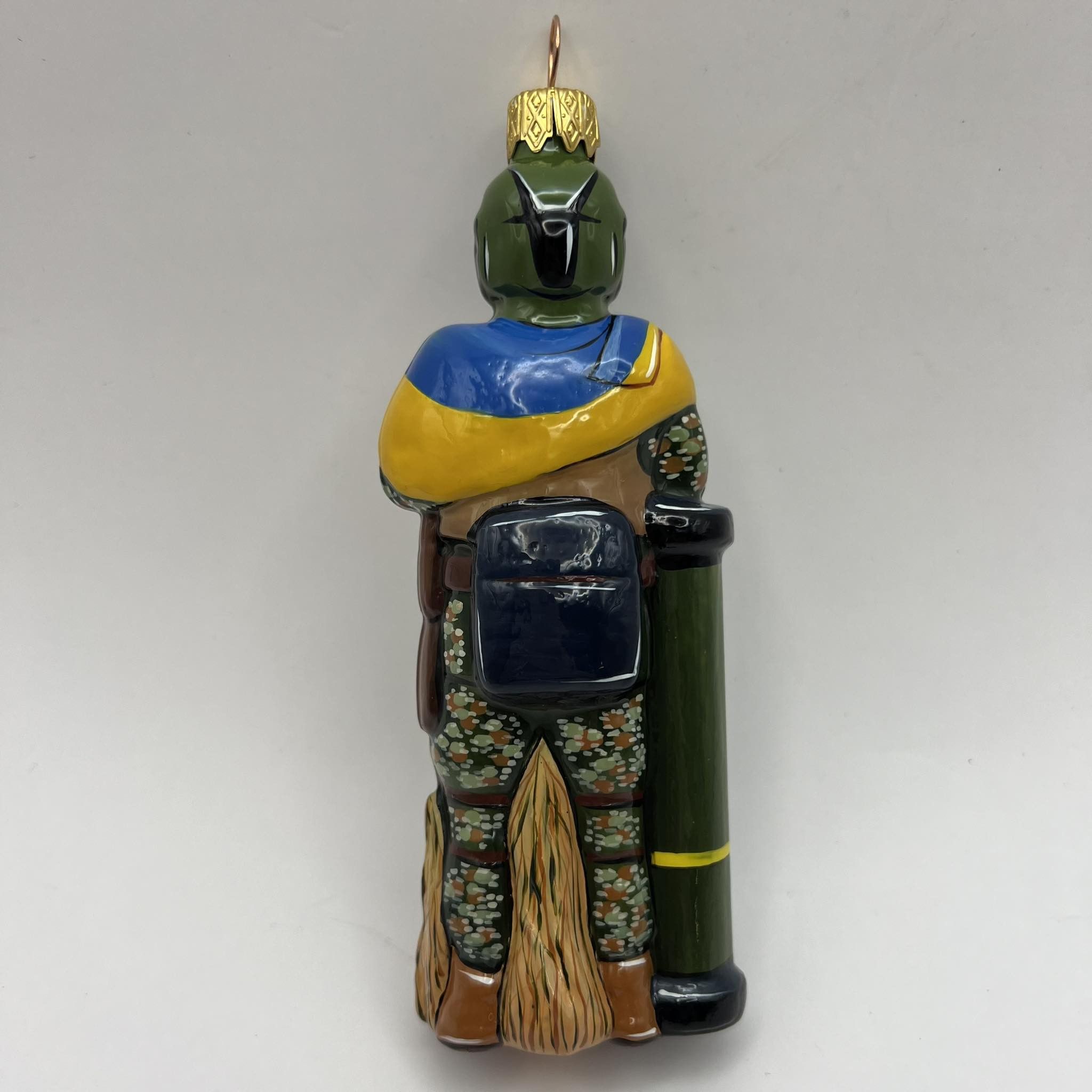 Other Ornament Xmas Tree Hanging Glass Soldier Warrior of Ukraine Size ONE SIZE - 2 Thumbnail