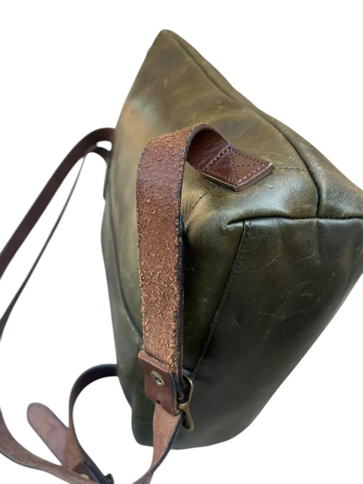 Leather Vintage Unknown Japan Patina Leather Backpack High Quality Size ONE SIZE - 19 Thumbnail