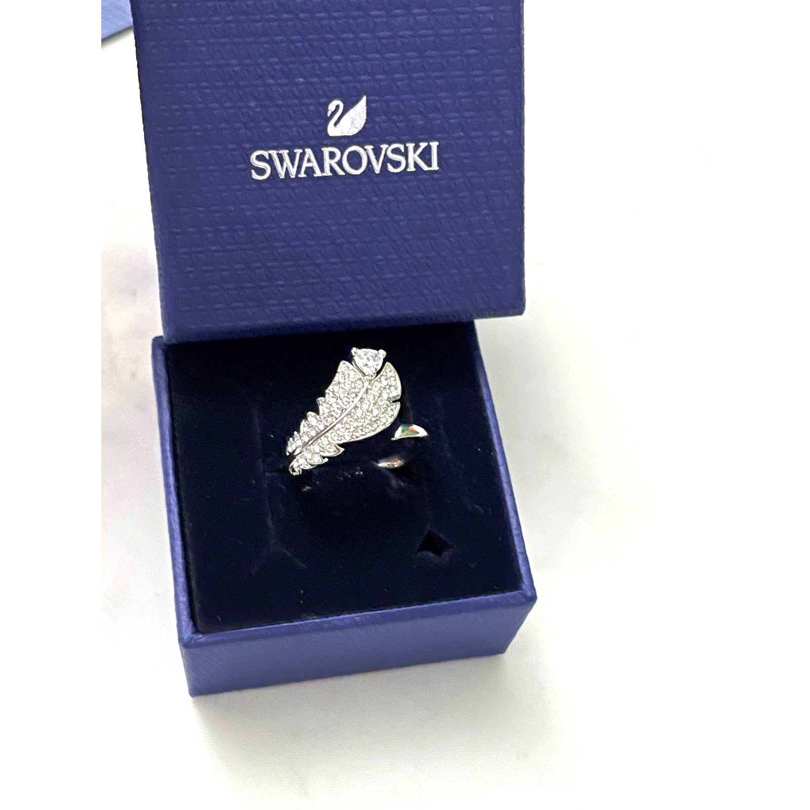 Swarovski Swarovski Women's Feather Nice Ring size 7 / 55 new Size ONE SIZE - 6 Thumbnail