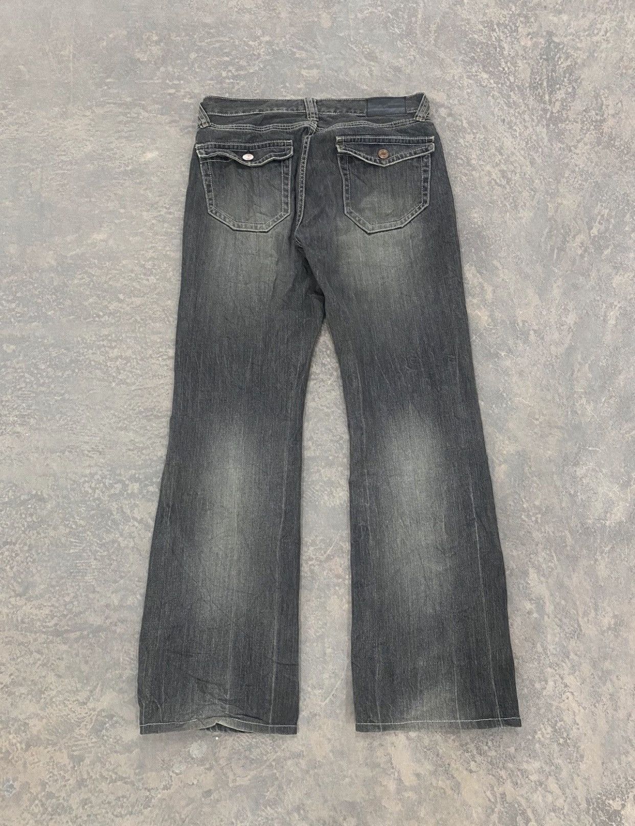 Hysteric Glamour Flareee☠️ Vintage Uniqlo Bootcut Jeans 80s 90s Punk Size US 34 / EU 50 - 8 Thumbnail