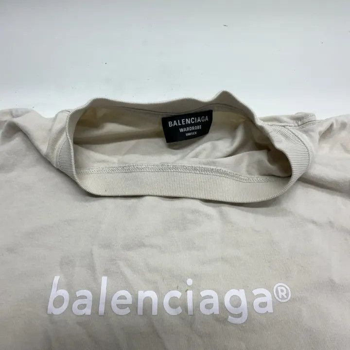 Balenciaga Balenciaga Balenciaga Logo Print Short Sleeve TShirt -2507 Size US S / EU 44-46 / 1 - 2 Thumbnail