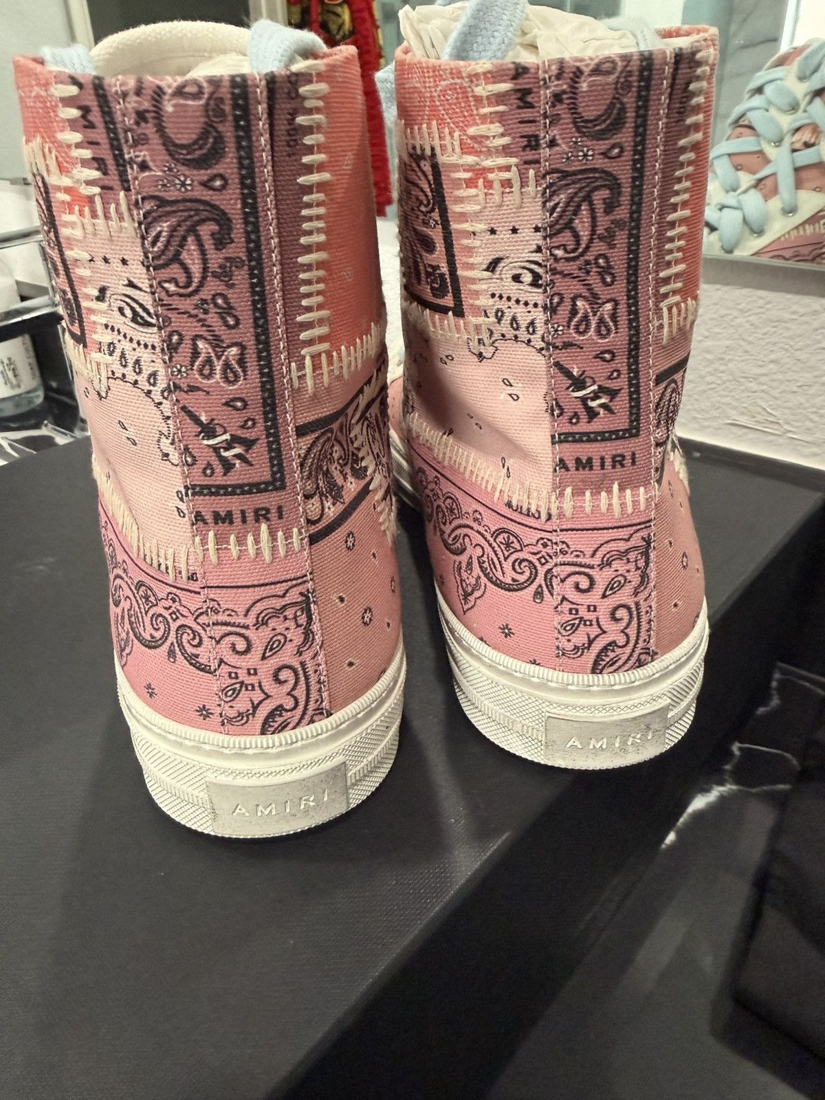 Amiri Amiri Bandana Reconstructed Sunset Sneakers Size US 10 / EU 43 - 5 Thumbnail