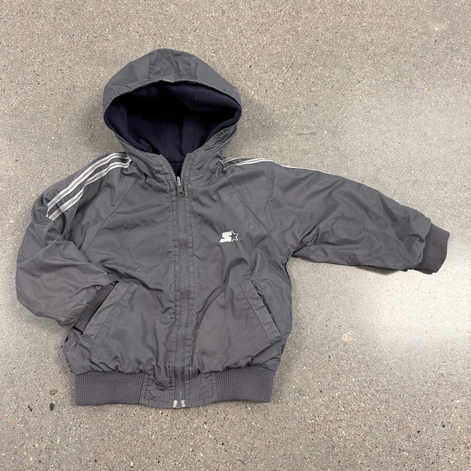 Starter Vtg 90s Kids Reversible Starter Full Zip Hooded Jacket - S Size US S / EU 44-46 / 1 - 5 Thumbnail