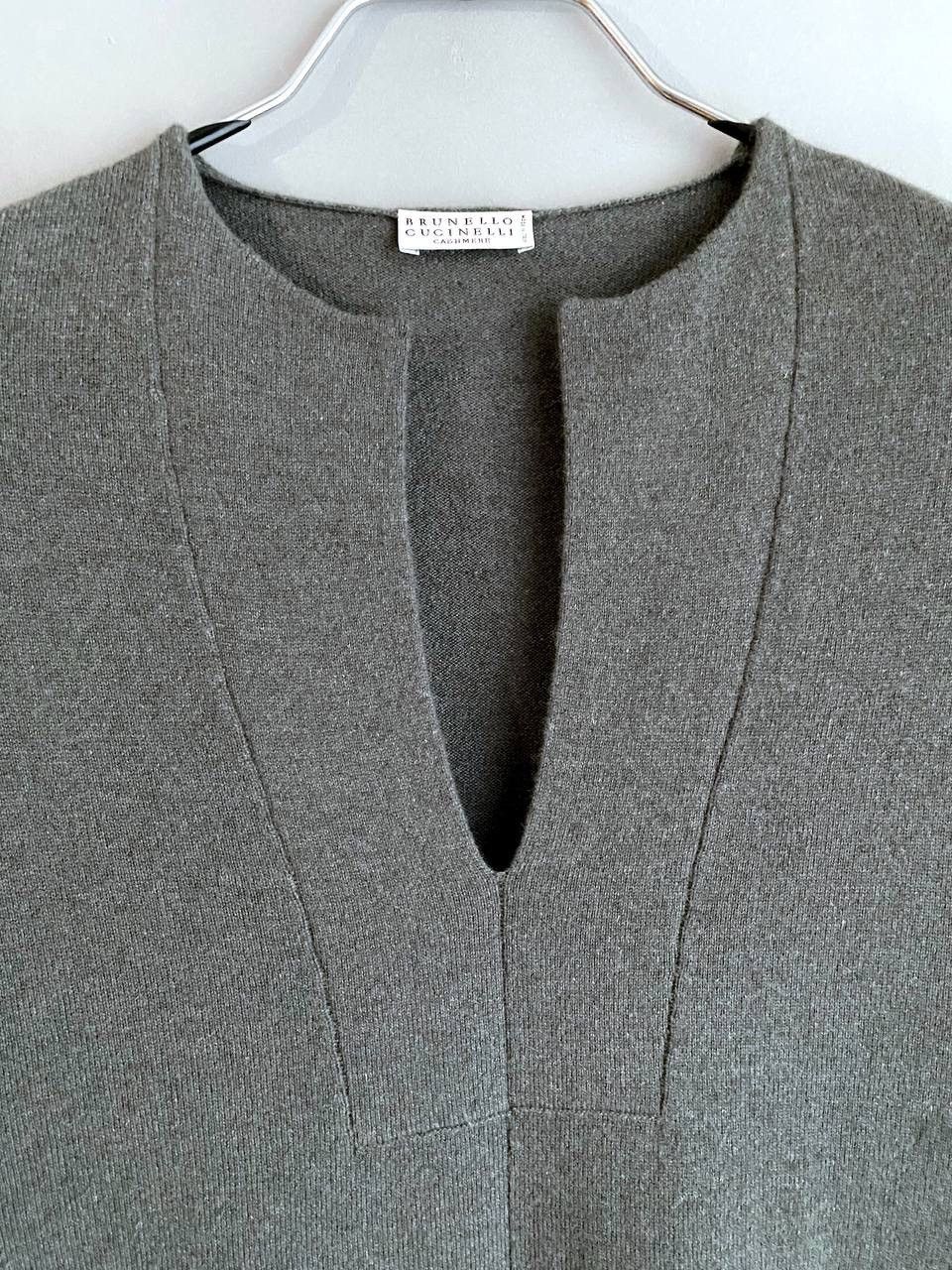 Brunello Cucinelli × Designer Brunello Cucinelli Women's Cashemere Knitted Dress Made in Italy, Size S Size S / US 4 / IT 40 - 5 Thumbnail