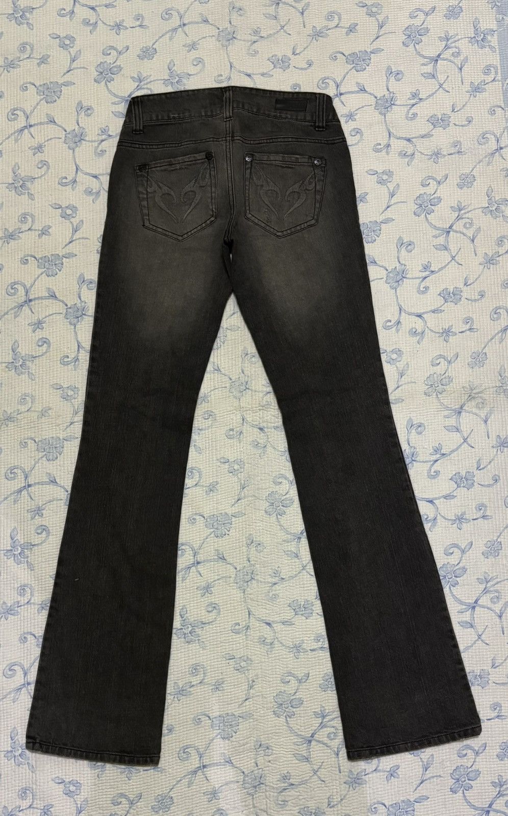 Vintage Celebrity Pink Jeans Streetwear Flared Denim Size US 28 / EU 44 - 11 Thumbnail