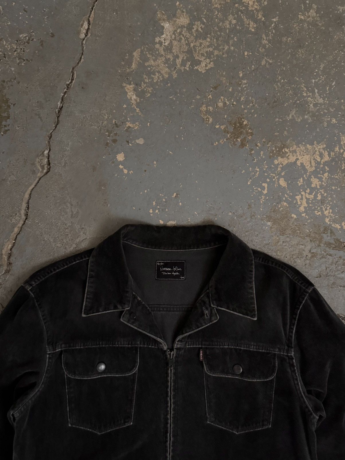Number (N)ine AW03 “Touch Me I’m Sick” Velvet Trucker Pain - Takahiro Size US L / EU 52-54 / 3 - 2 Thumbnail