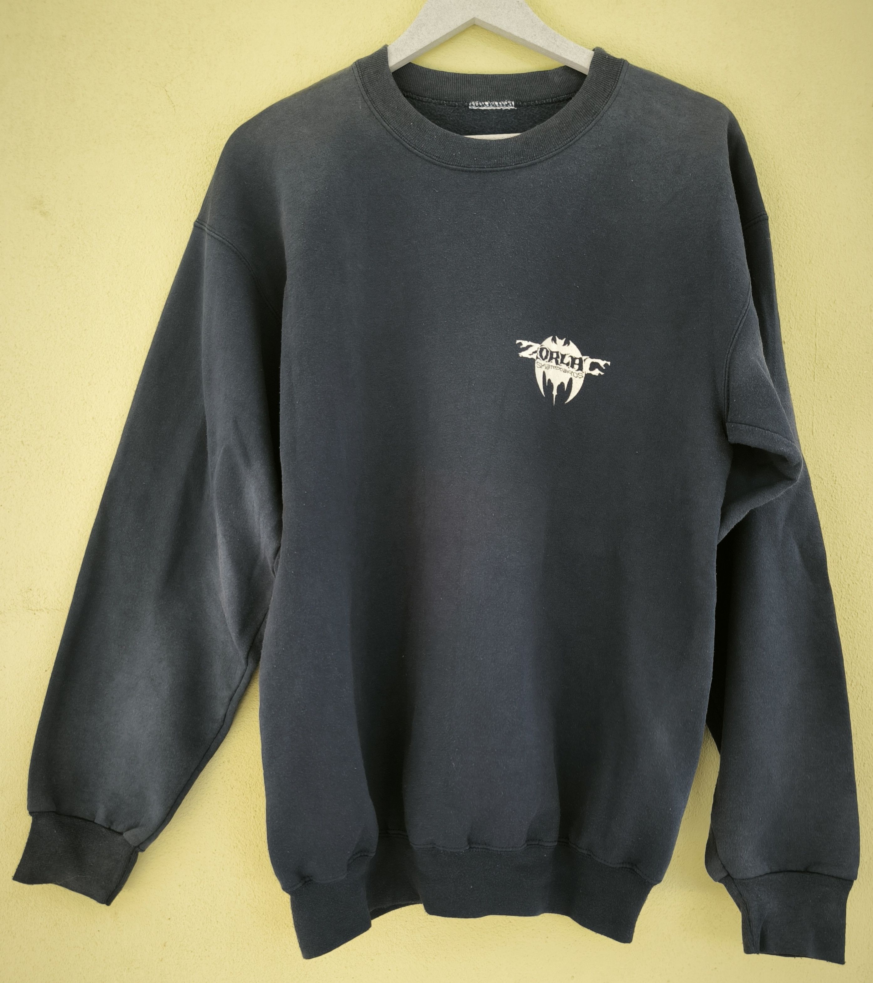 Vintage Vintage 90's ZORLAC SKATEBOARDS back hit sweatshirt Size US M / EU 48-50 / 2 - 5 Thumbnail