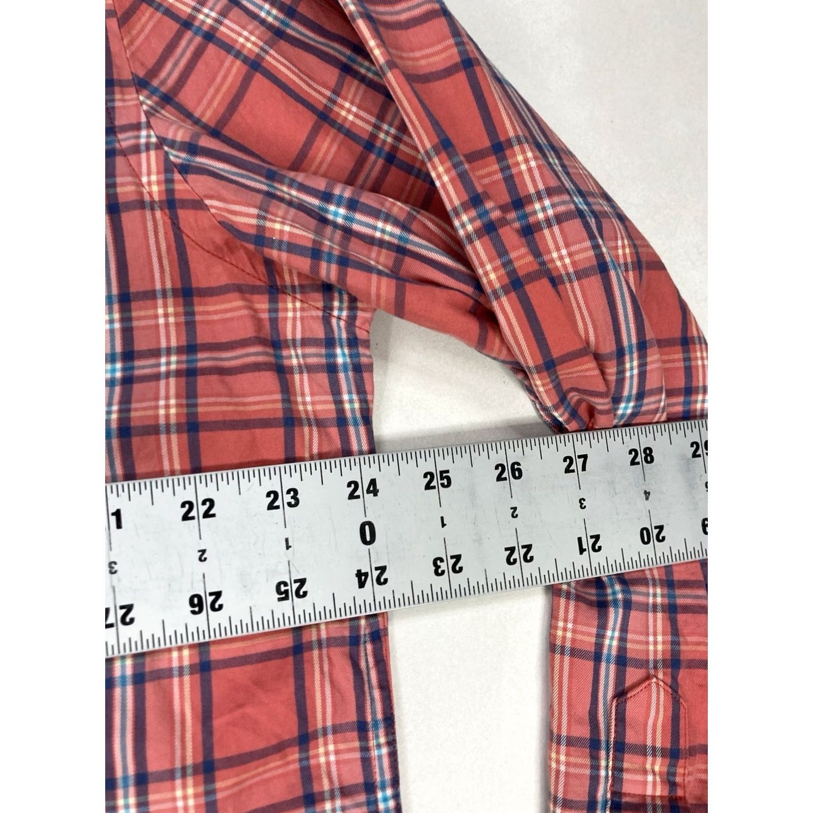 Southern Tide VINTAGE Southern Tide Plaid Button Up Shirt Men Large Coral Red Long Sleeve Pocket Size US L / EU 52-54 / 3 - 6 Thumbnail
