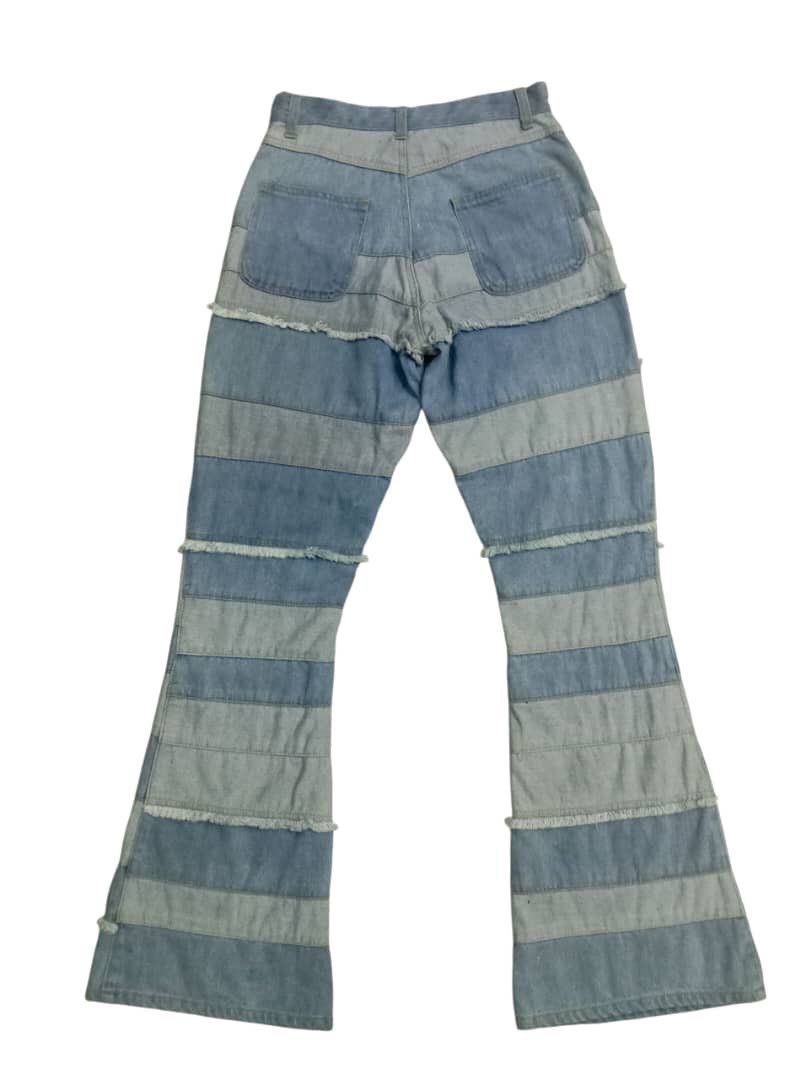 Hysteric Glamour × Japanese Brand × Le Grande Bleu (L.G.B.) Vintage Hagi Flare Denim Pants Size US 27 - 2 Thumbnail