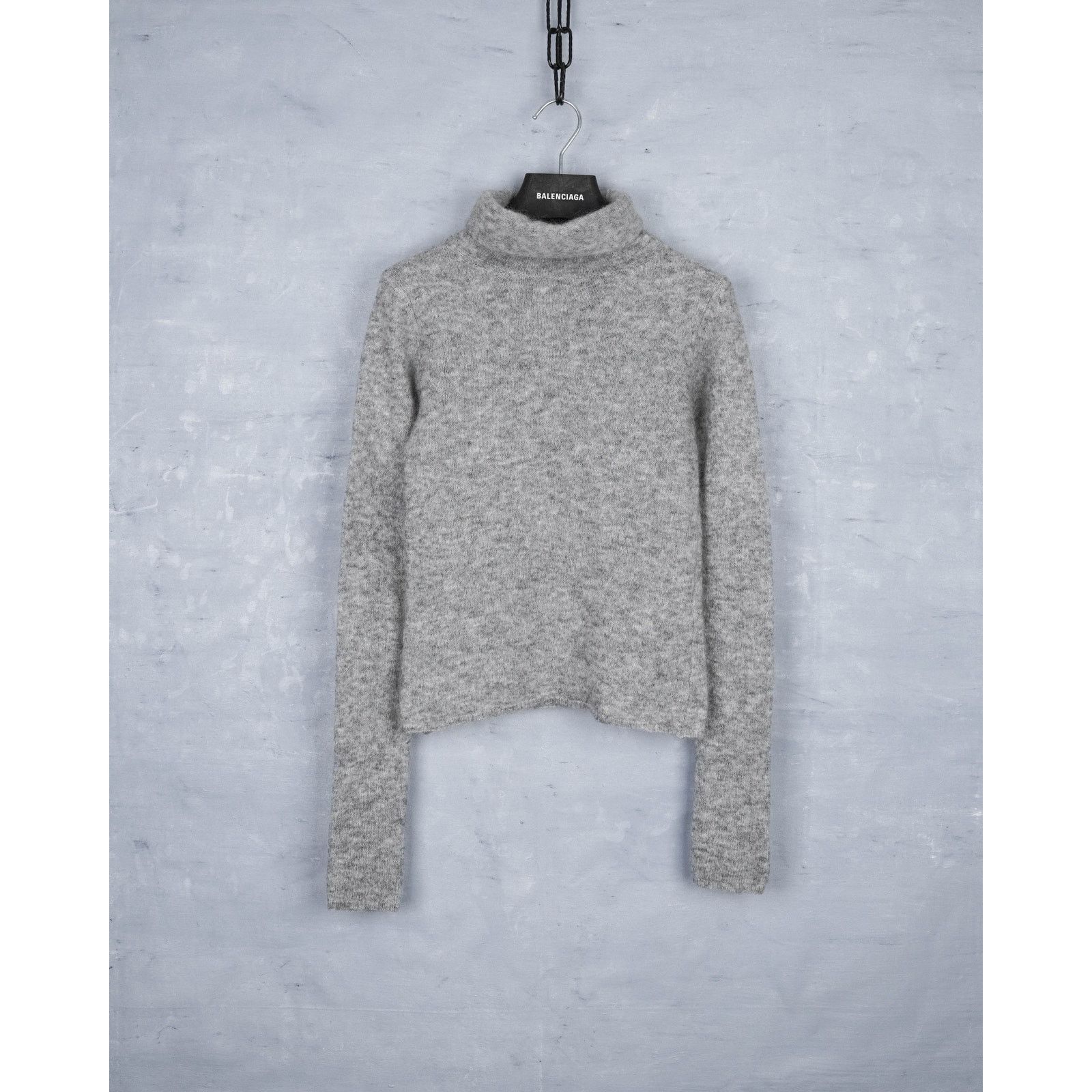 Acne Studios Acne studios gray soft mohair wool turtleneck knit sweater Size XS / US 0-2 / IT 36-38 - 1 Thumbnail