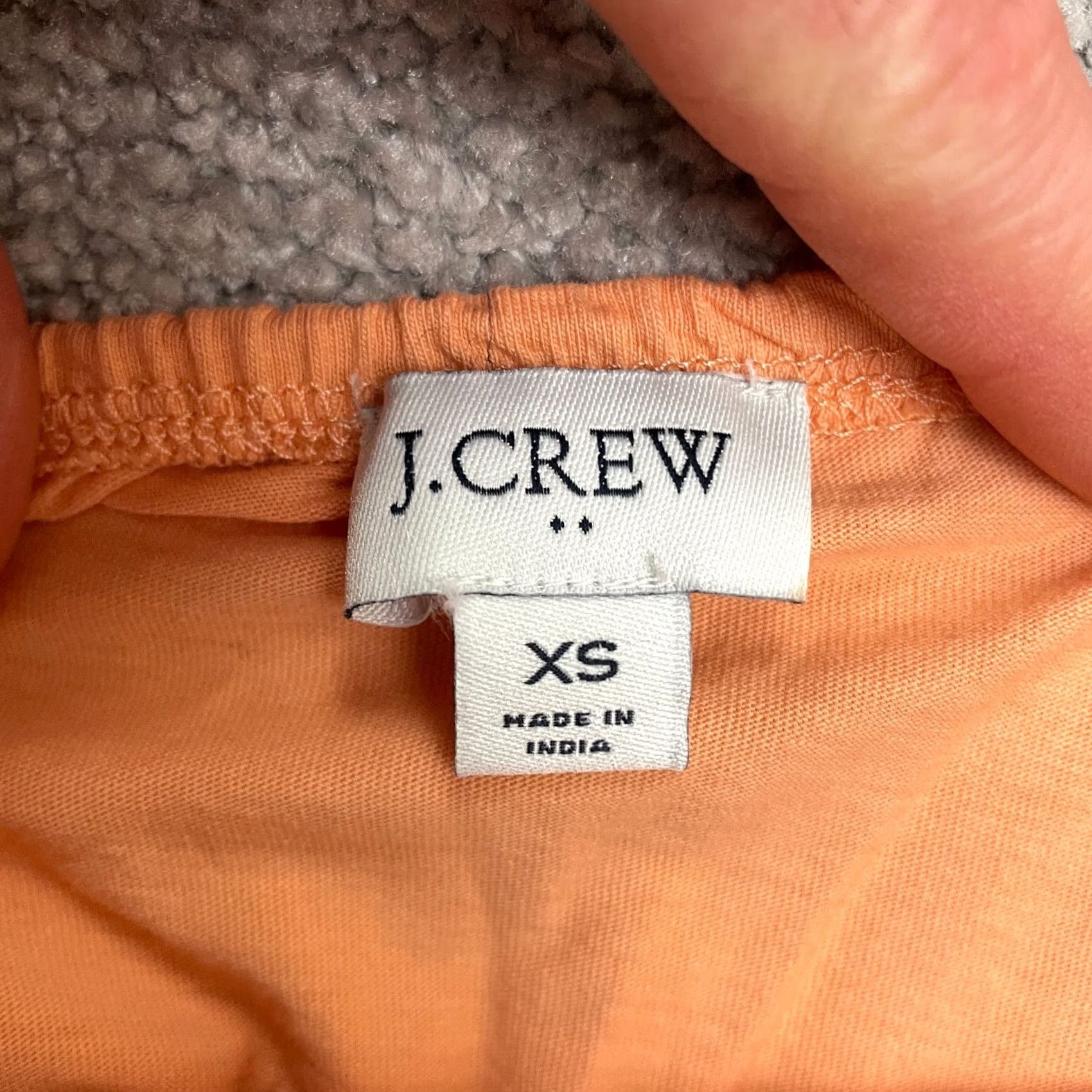 J.Crew J. Crew Tie Back Peasant Top Womens XS Orange Cotton Ruffles Puff Sleeve Casual Shirt Blouse Girls/ Women? Size XS / US 0-2 / IT 36-38 - 4 Thumbnail