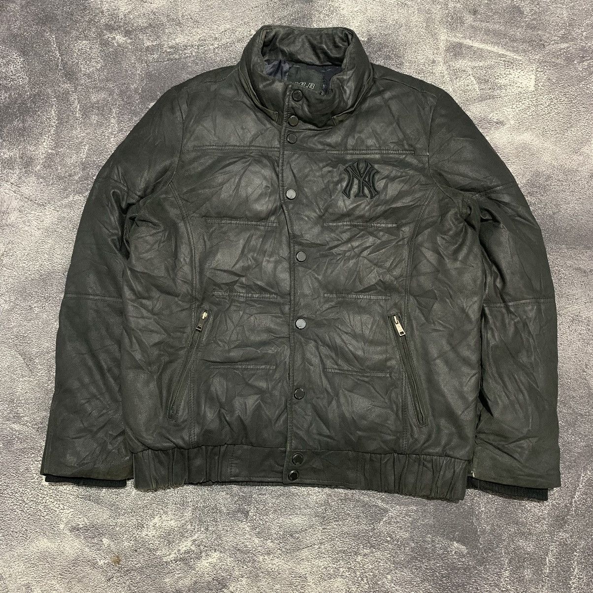 MLB Leather jacket MLB new york yankees vintage Size US XL / EU 56 / 4 - 1 Thumbnail