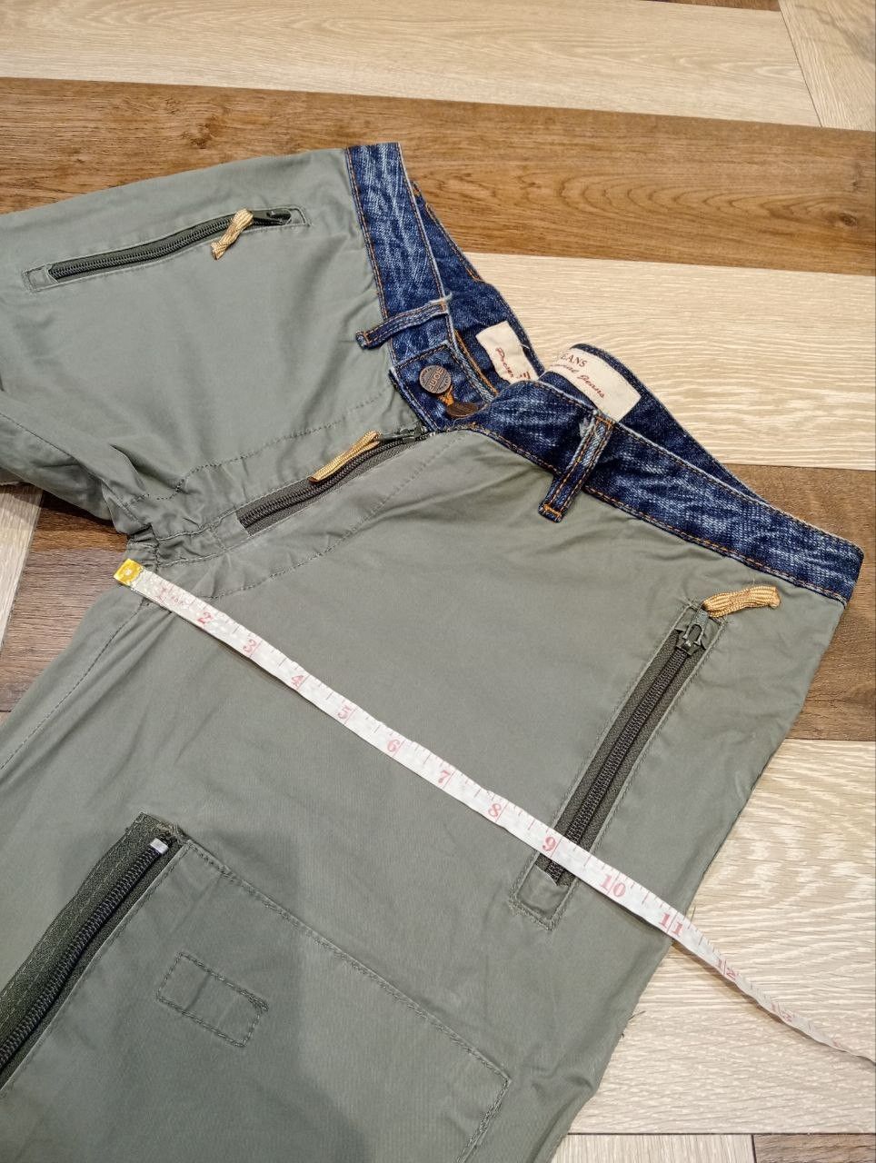 Japanese Brand ROMP LOW RISE MULTIPOCKET PARACHUTE PANTS Size 35" - 15 Thumbnail