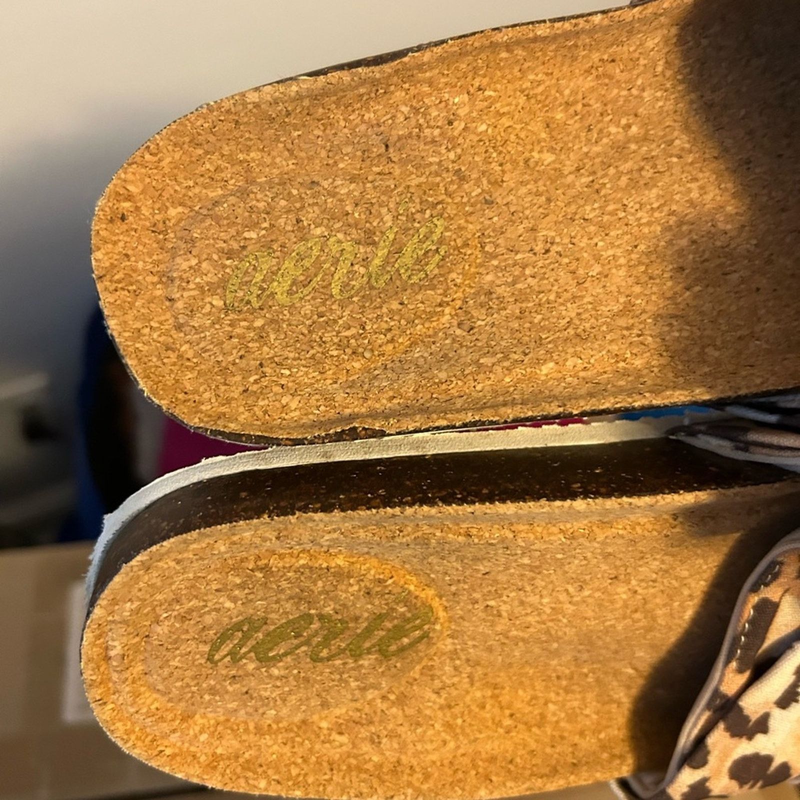 American Eagle Outfitters Aerie Leopard Print Cork Knot Slide Sandals Size US 9 / IT 39 - 7 Thumbnail