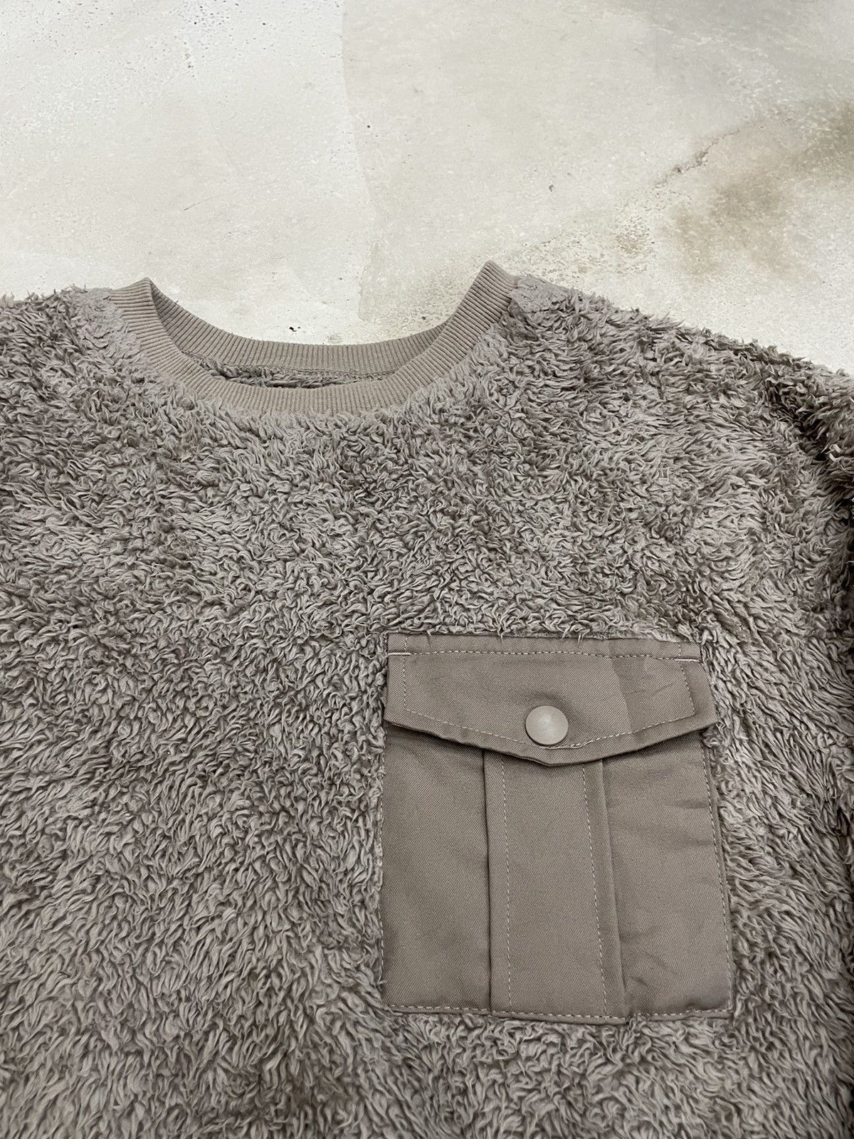 GU GU Tactical Army Fleece Crop Sweatshirt Size XXS / US 00 / IT 34 - 5 Thumbnail