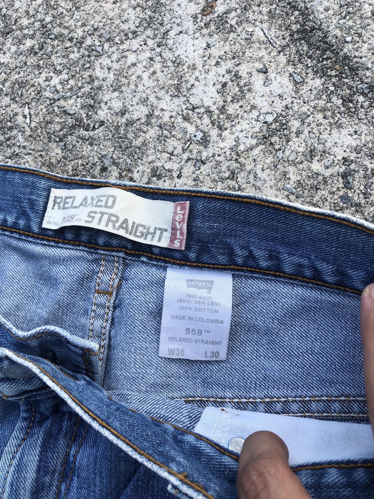 Levi's × Vintage Levis 556 Jeans Size US 36 / EU 52 - 5 Thumbnail
