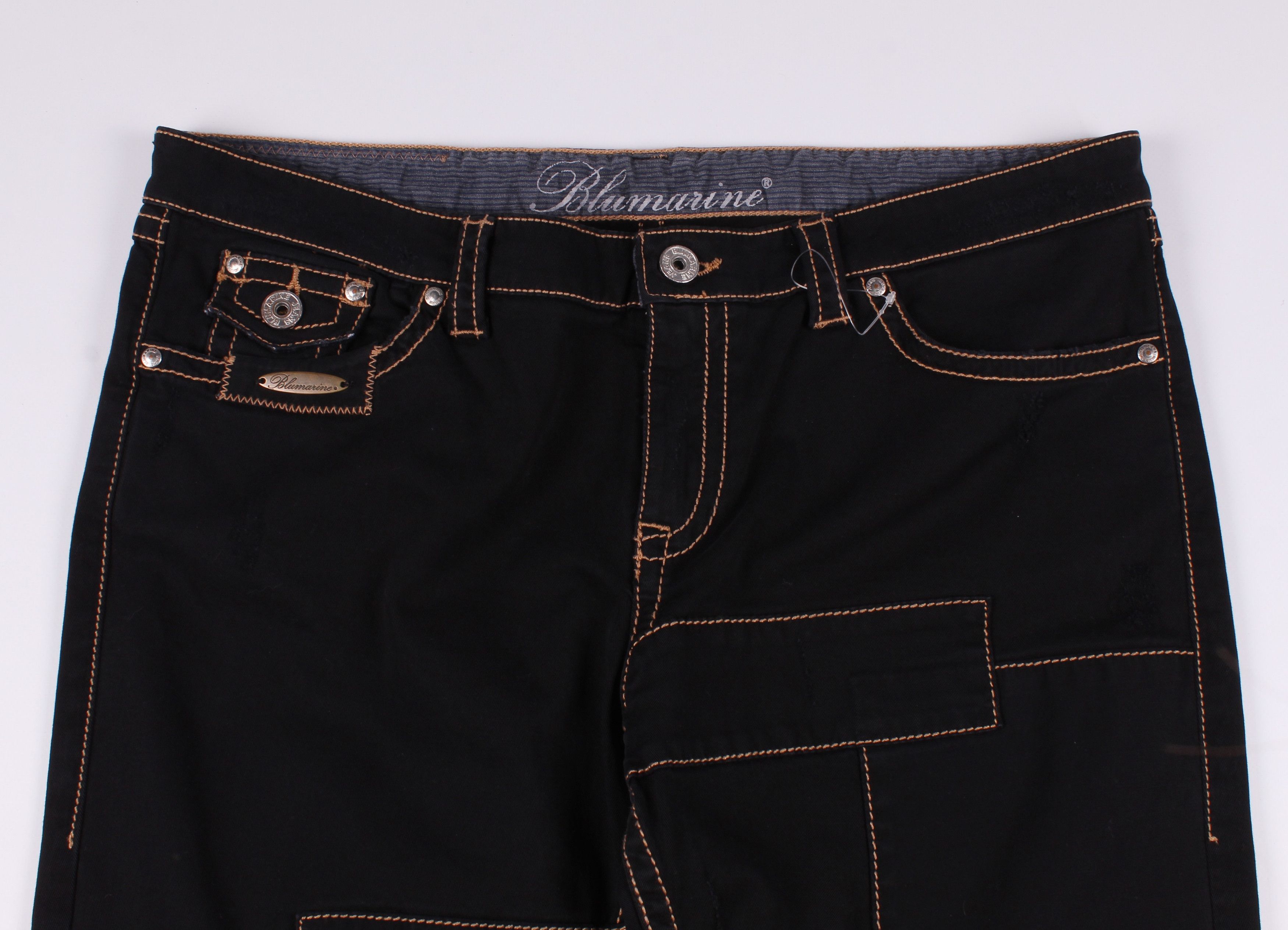 Blumarine Vintage Blumarine Distressed Straight Pants Size 34" / US 12 / IT 48 - 2 Thumbnail
