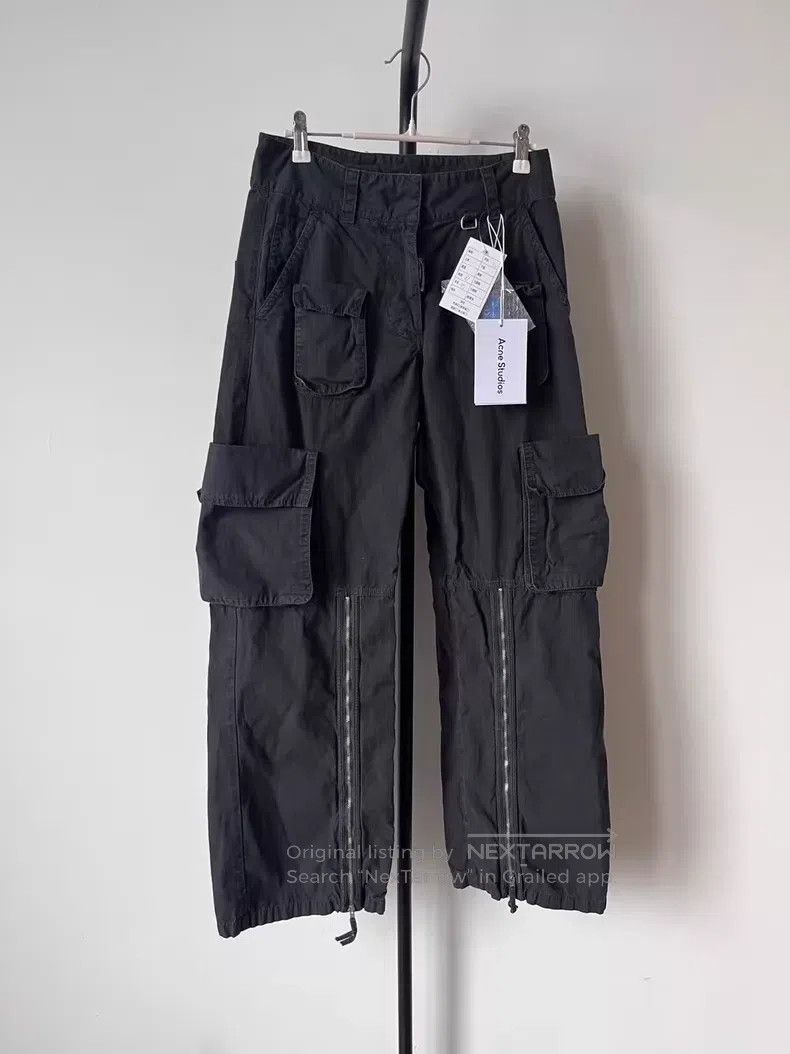 Acne Studios Acne Studios Solid Color Front Zip Cargo High Rise Casual Size 42" / US 20 - 1 Thumbnail