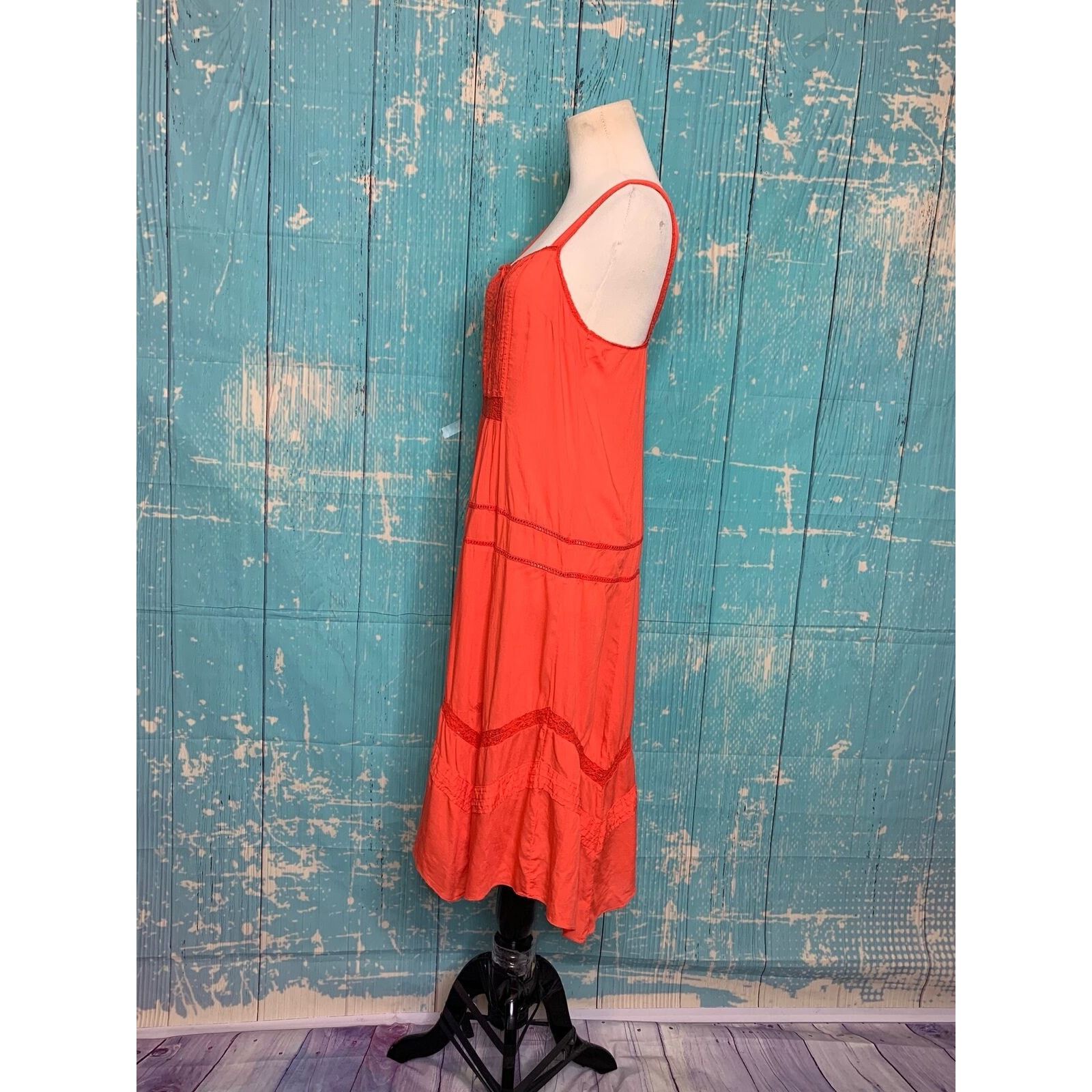 Old Navy Old Navy orange sleeveless boho midi dress size XS Size XS / US 0-2 / IT 36-38 - 5 Thumbnail