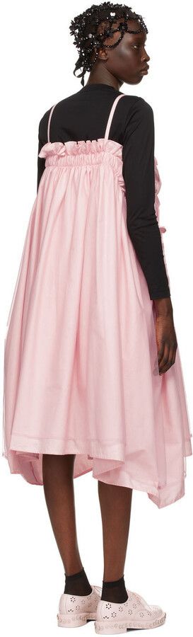 Noir Kei Ninomiya noir kei ninomiya COMME des GARCONS Pink Tulle Tank Dress Size XS / US 0-2 / IT 36-38 - 2 Thumbnail