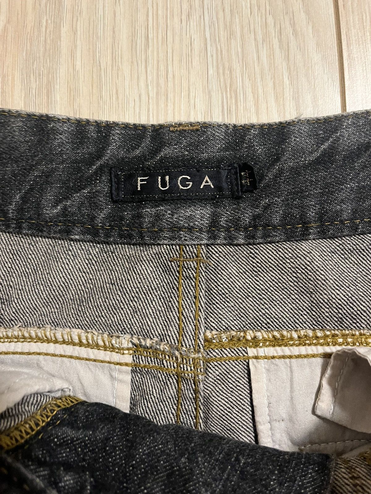GOSTAR DE FUGA × Japanese Brand Gostar de fuga lace up flared denim Size US 29 - 8 Thumbnail
