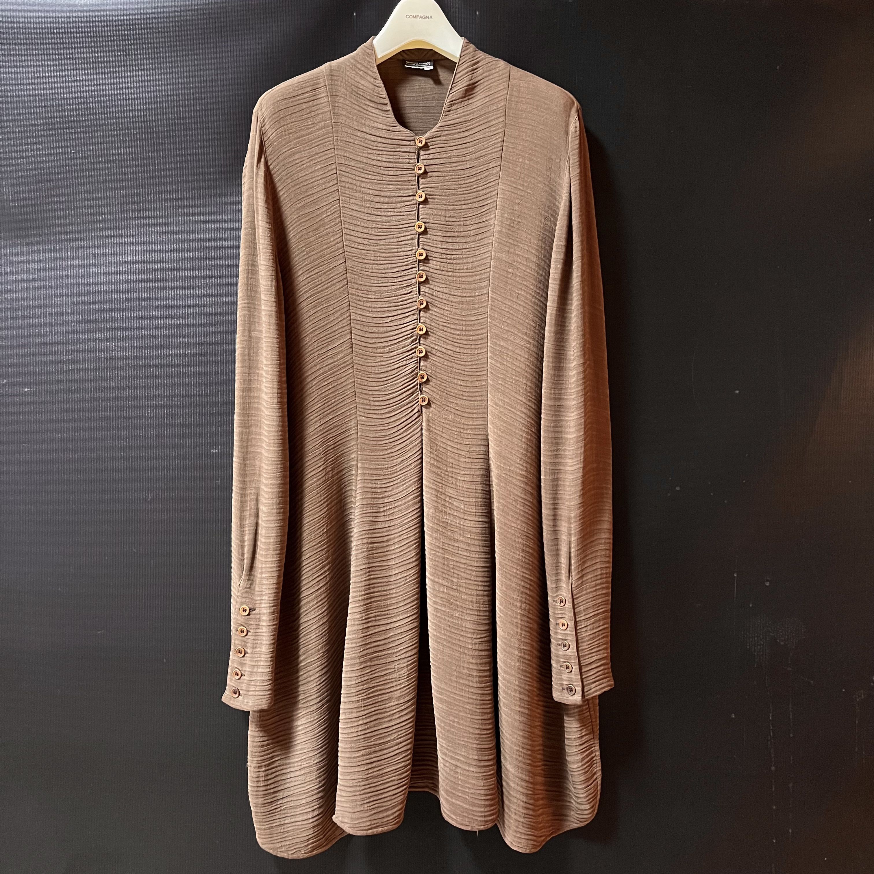 Giorgio Armani Giorgio Armani Early 90s Crinkle Tunic Button Shirt Size S / US 4 / IT 40 - 7 Thumbnail