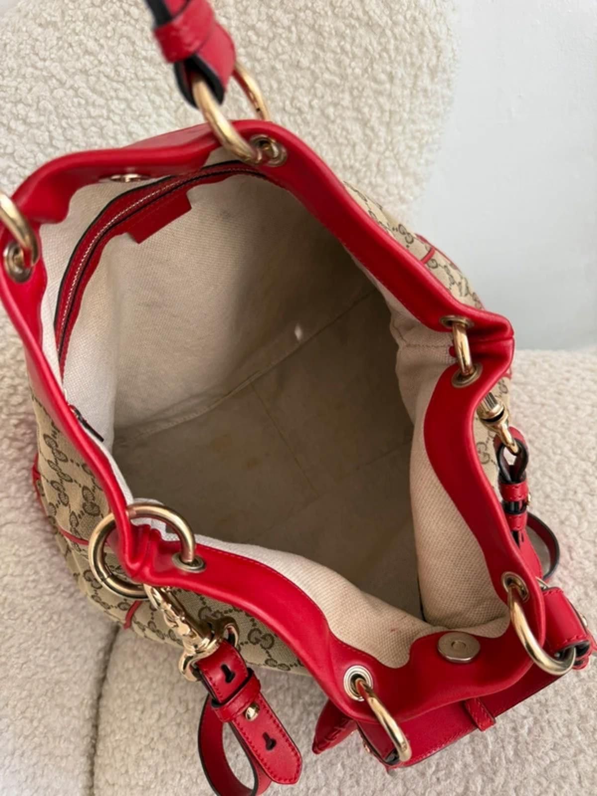 Gucci Gucci GG canvas Valentine top handle bag Size ONE SIZE - 8 Thumbnail