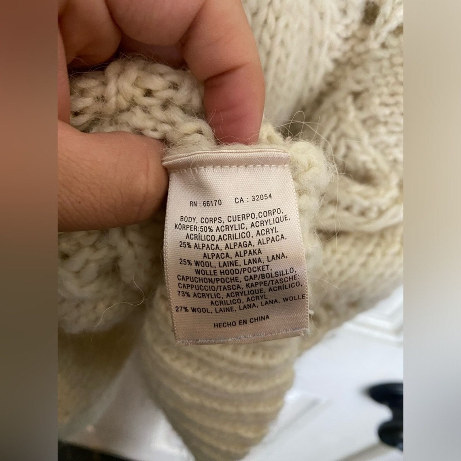 Anthropologie Anthropologie Far Away Alpaca Wool Chunky Cardigan XS Size XS / US 0-2 / IT 36-38 - 3 Thumbnail