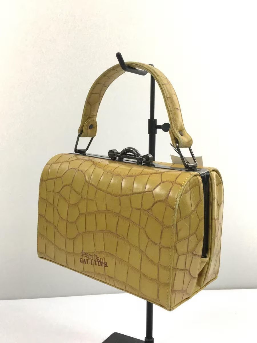 Jean Paul Gaultier Mini Crocodile Embossed Leather Hand Bag Size ONE SIZE - 2 Thumbnail
