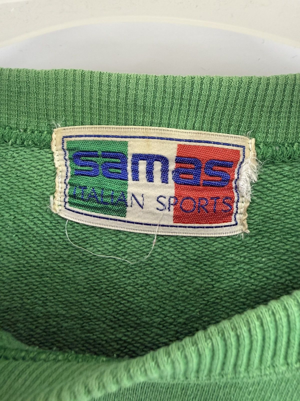 Salem Sportswear 🔥 Italian Samas Sports Baggy Fit Distressed Sweatshirt Size US L / EU 52-54 / 3 - 6 Thumbnail