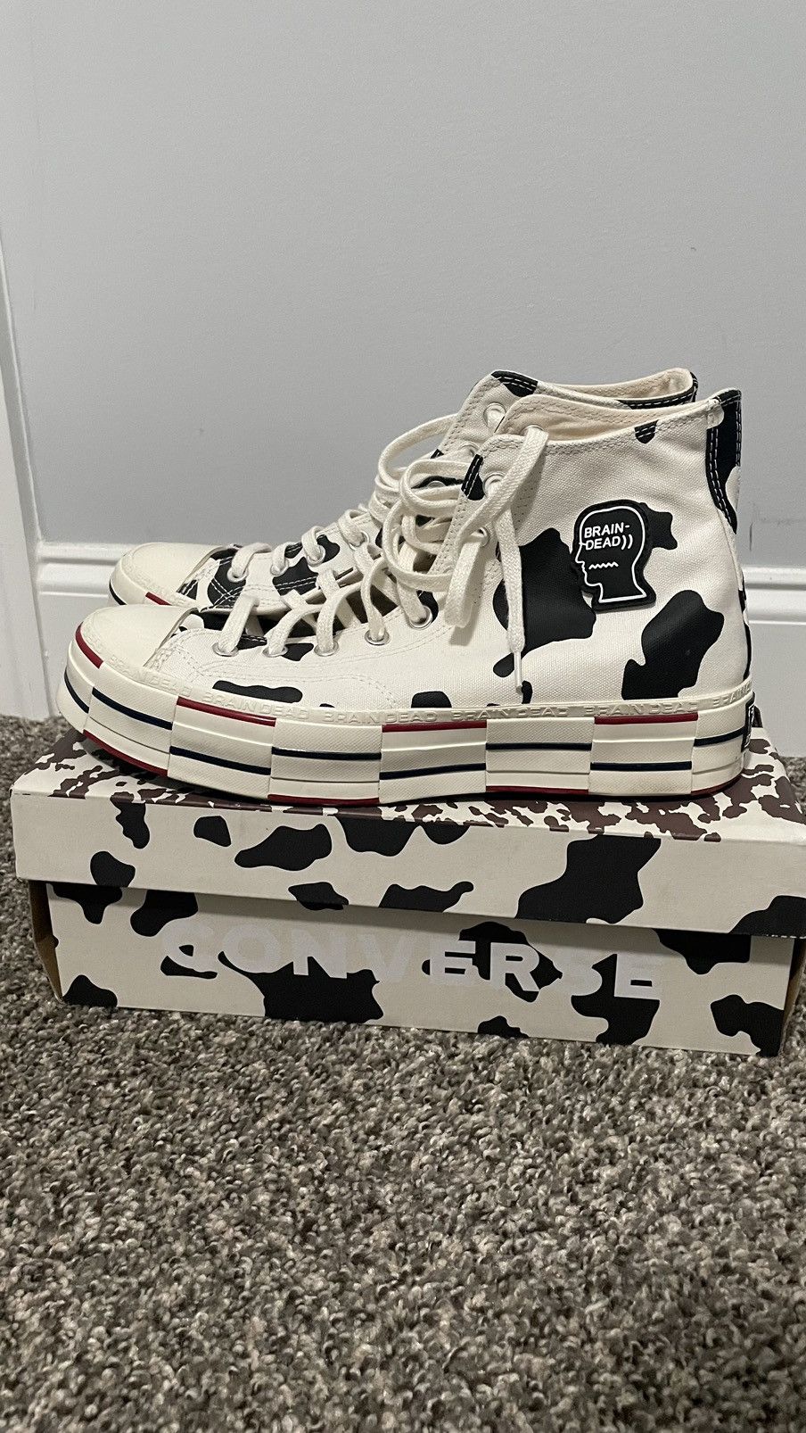 Brain Dead Braindead cow converse Size US 10 / EU 43 - 3 Thumbnail
