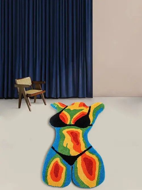 Custom Female Body Bikini Girl Tufted Carpet Rug | Grailed
