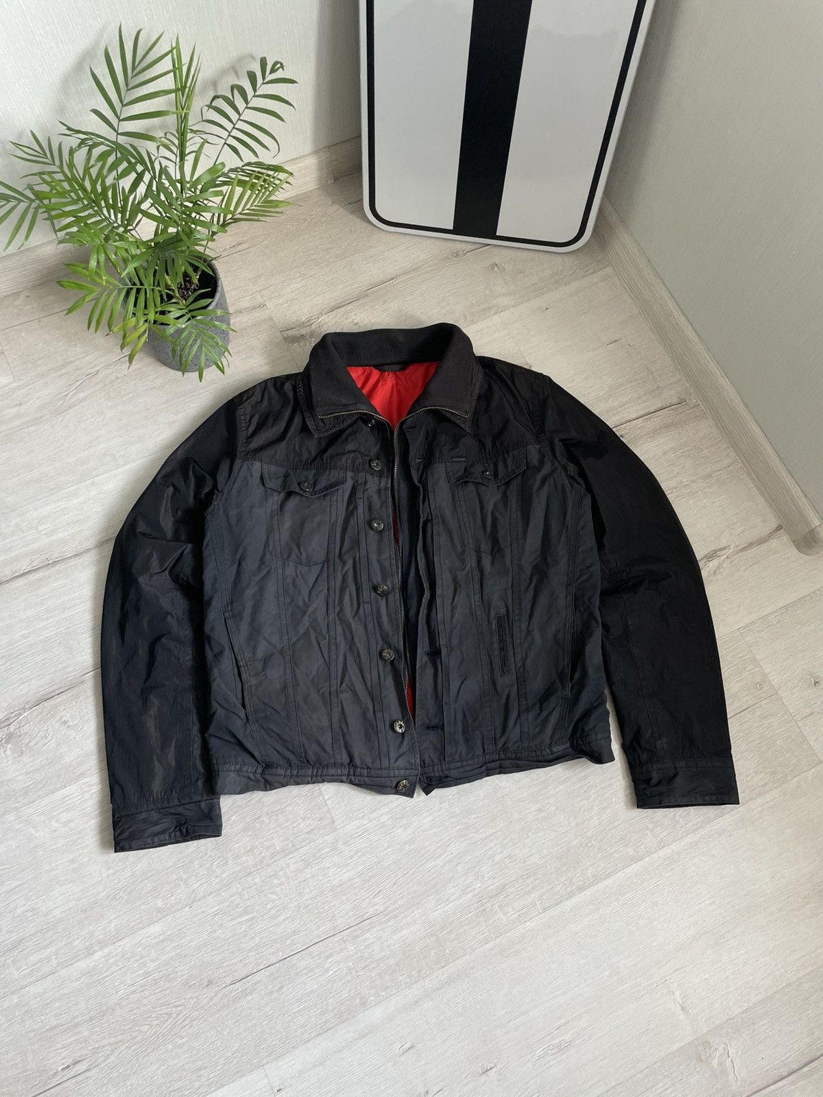 Vintage Diesel Industry Jacket Nylon Y2k Cyber Streetwear