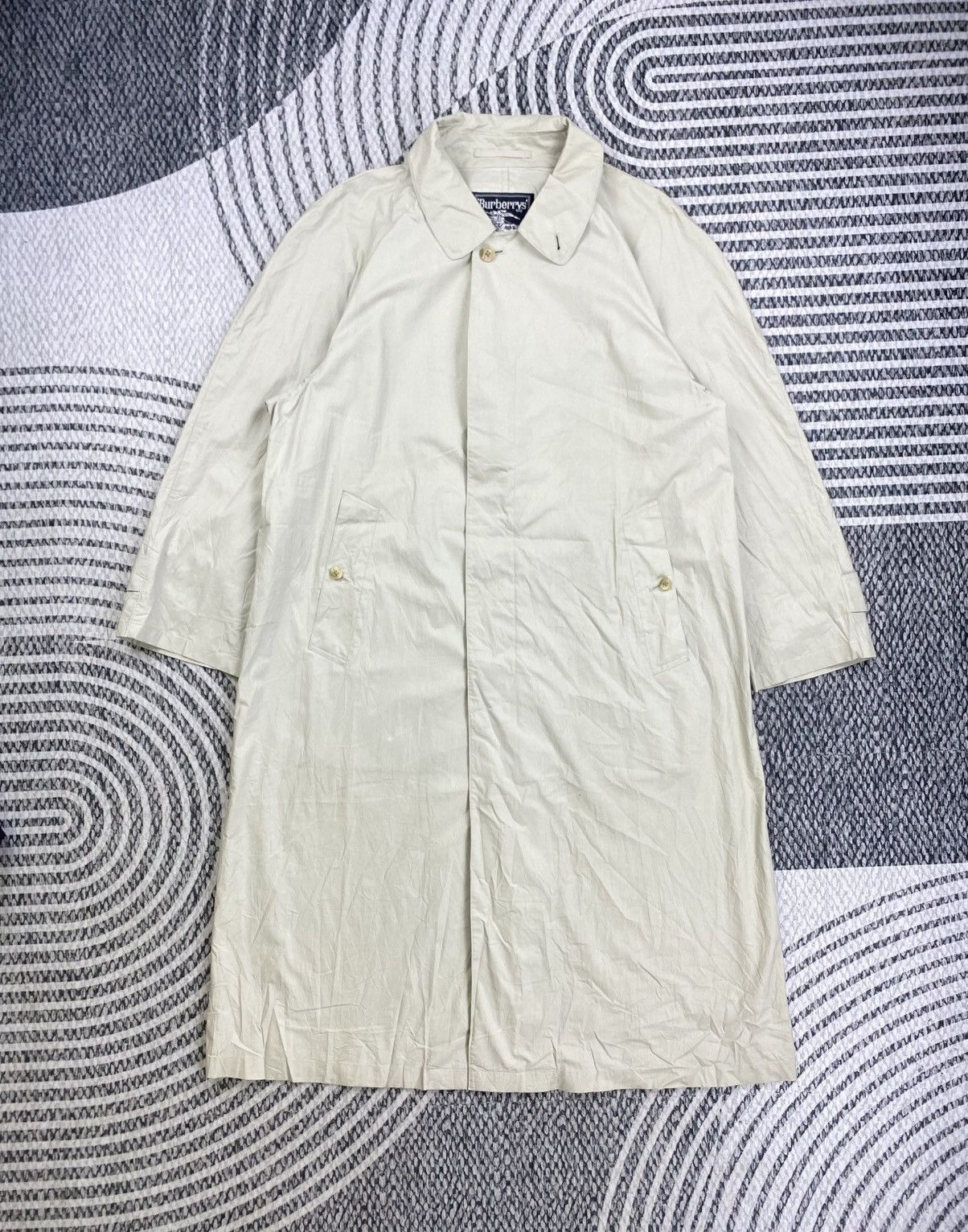 Burberry Vintage Burberrys Casual Long Cotton Jacket Size US L / EU 52-54 / 3 - 1 Thumbnail