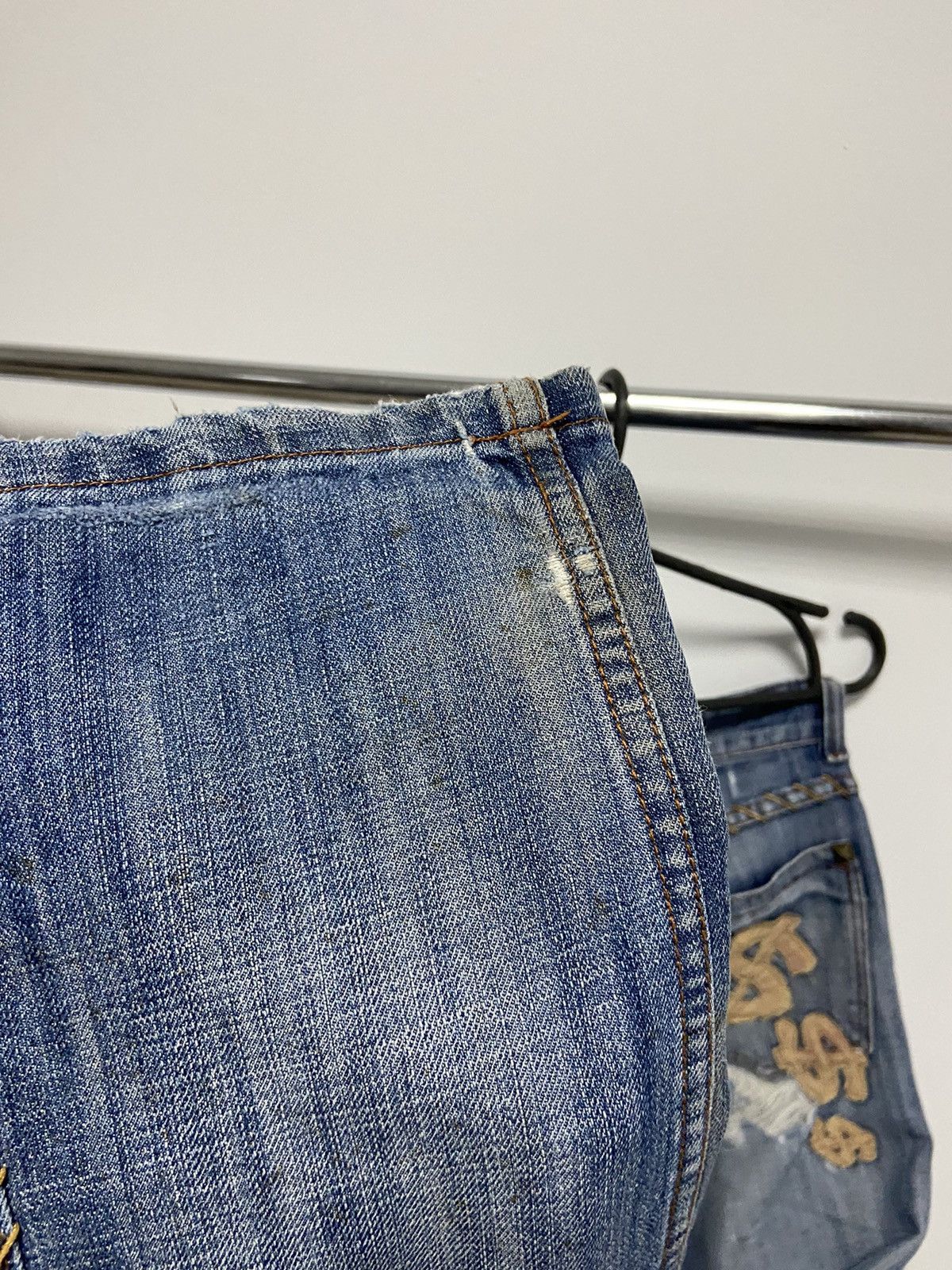 Japanese Brand × Vintage Bucks Dollars jeans Pants Japanese Vintage Small Logo Kang Size US 31 - 15 Thumbnail