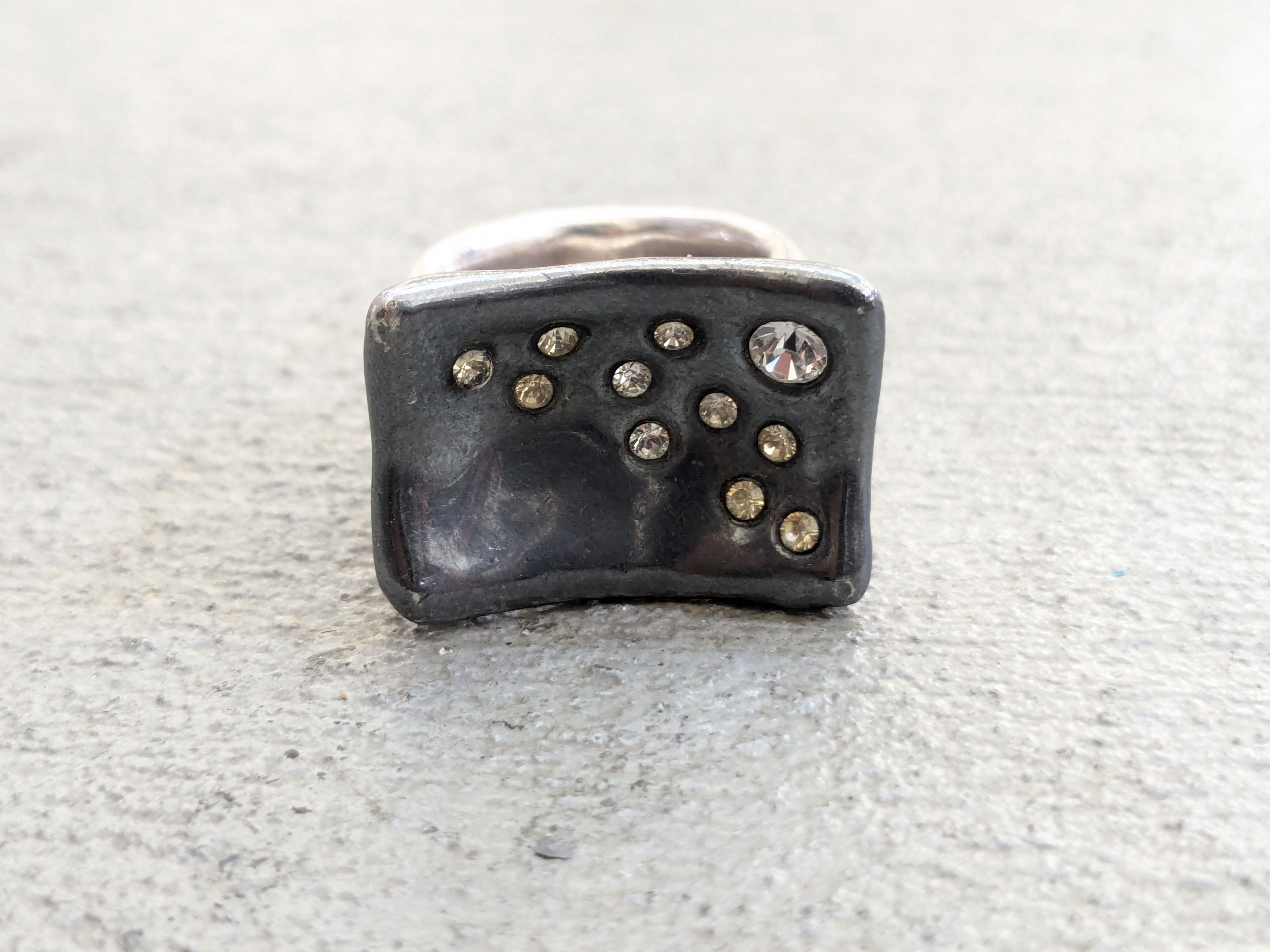 Jewelry × Sterling Silver Vintage Sterling Silver Ring 9 Electroform Hollow Puffy Size ONE SIZE - 4 Thumbnail