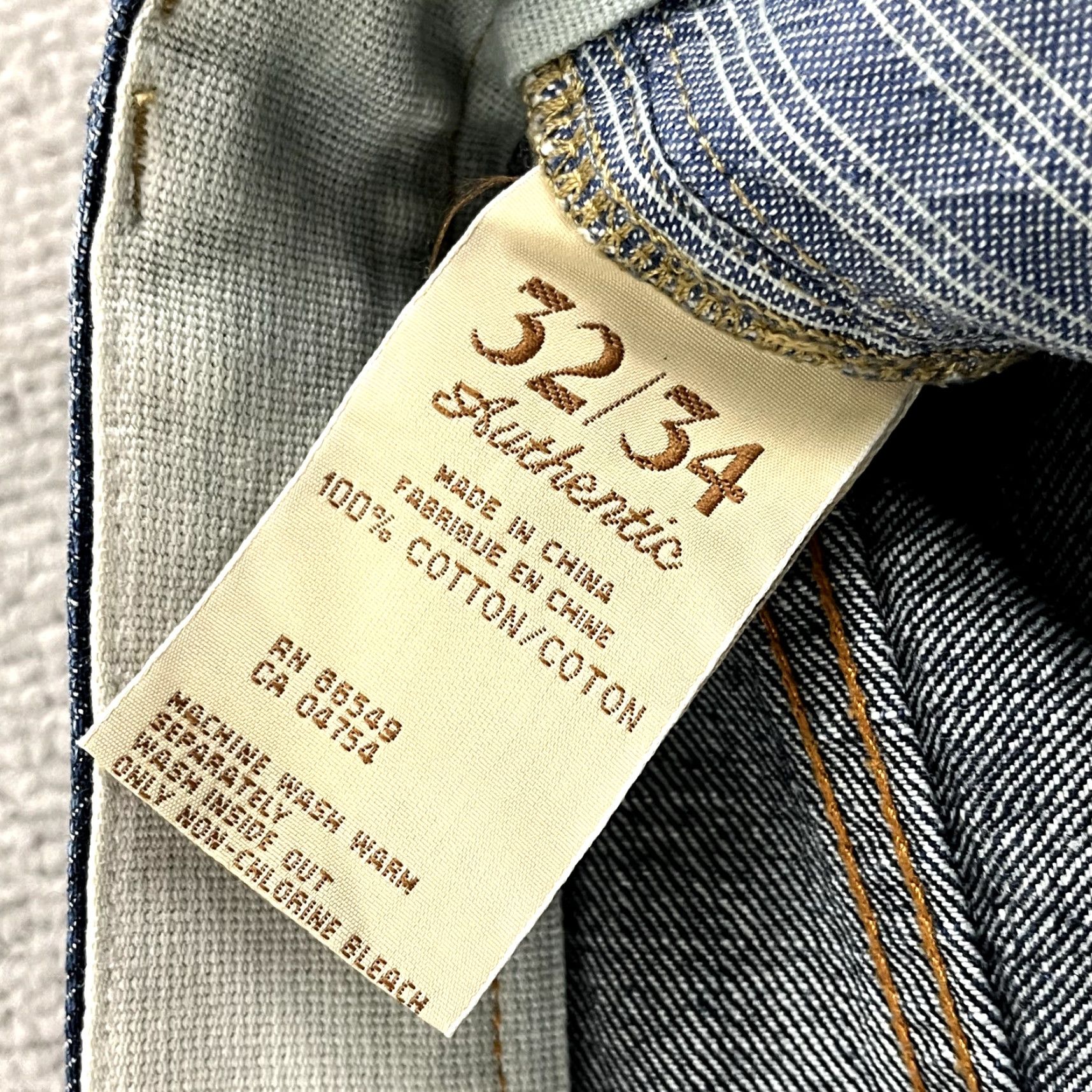 Tommy Bahama TOMMY BAHAMA Jeans Mens 32 x 32 Dark Blue Denim Straight Leg 5-Pocket Size US 32 / EU 48 - 4 Thumbnail