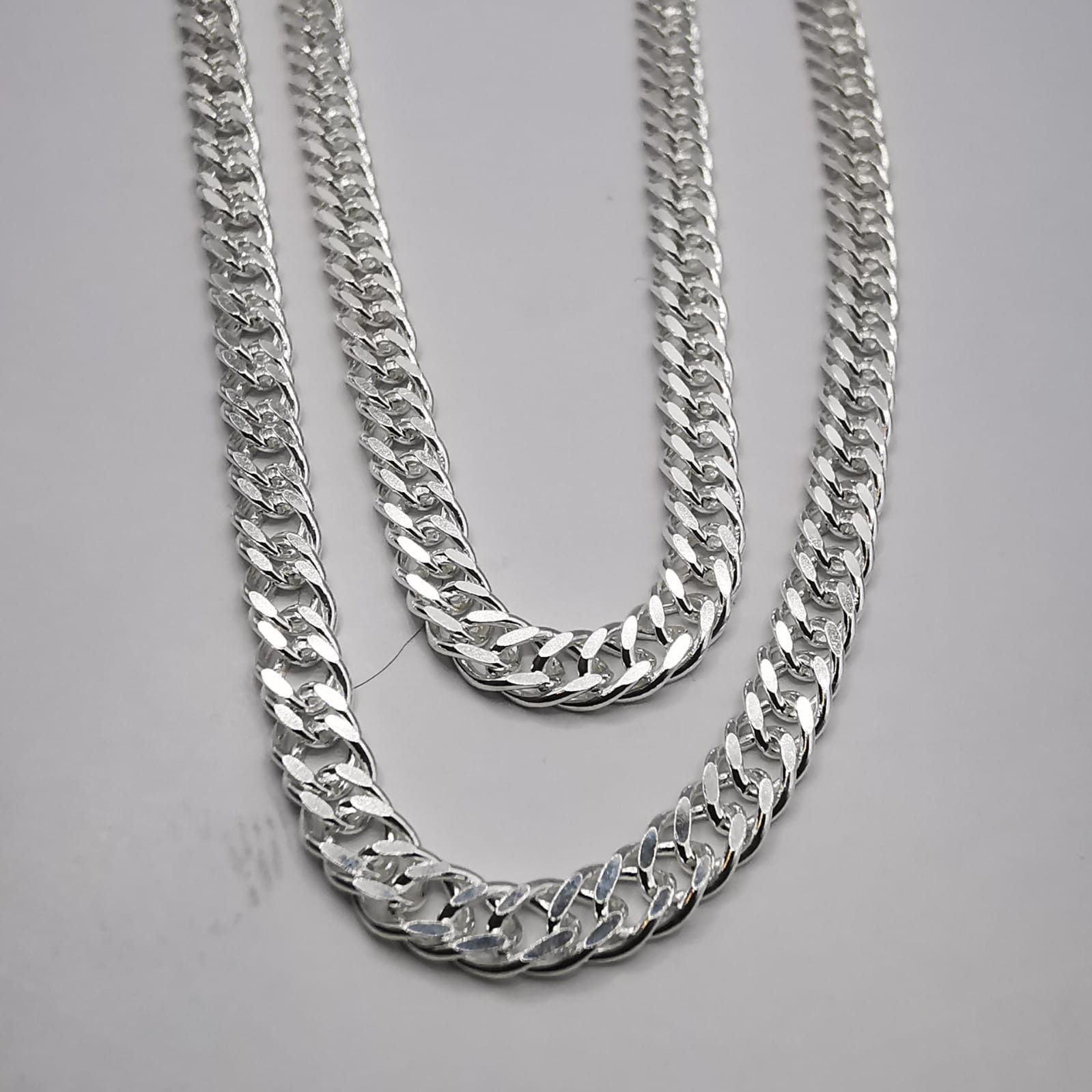 Sterling Silver Vintage Jewelry Chain, 925 Sterling Silver, Signed 13,46g Size ONE SIZE - 5 Thumbnail